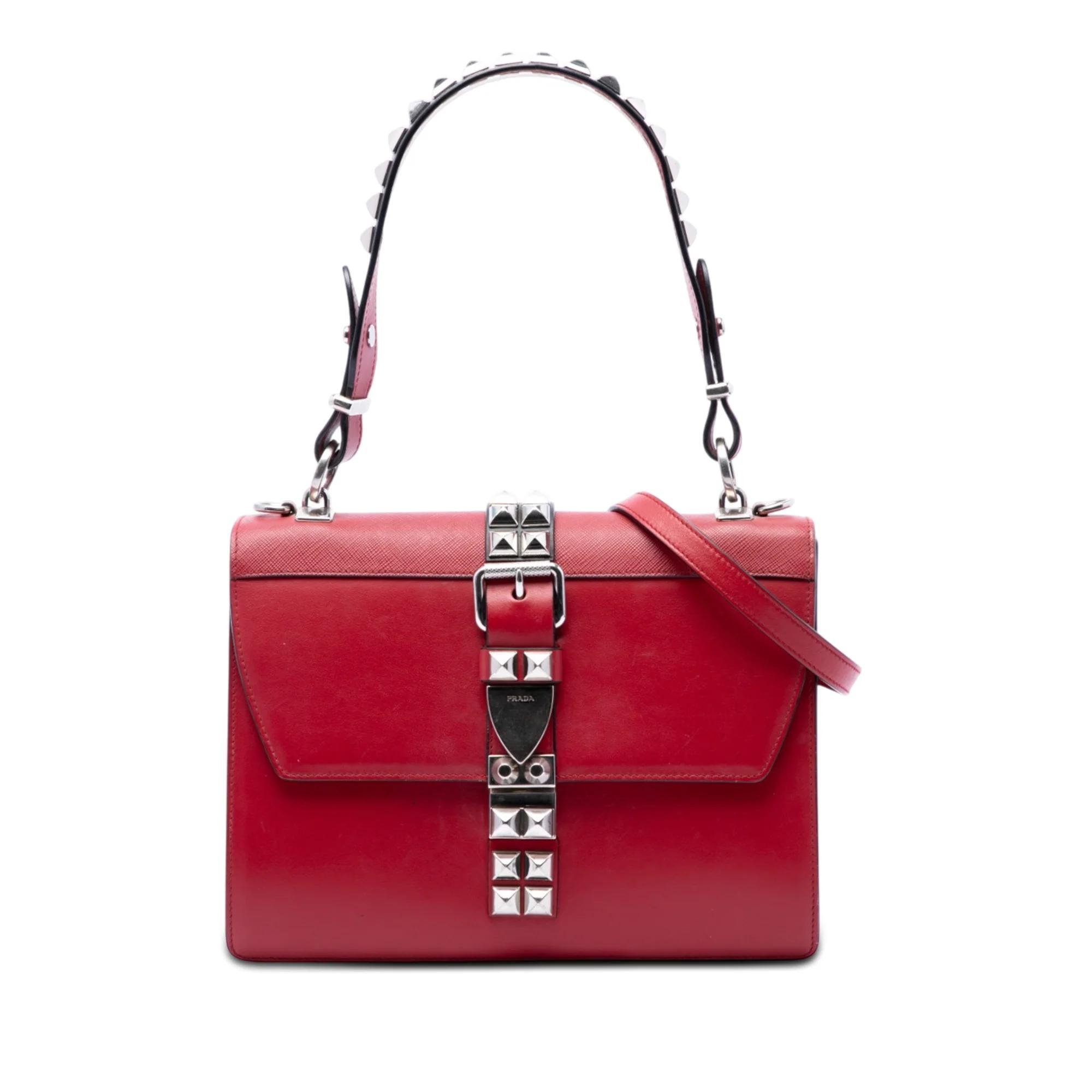 Elektra leather satchel