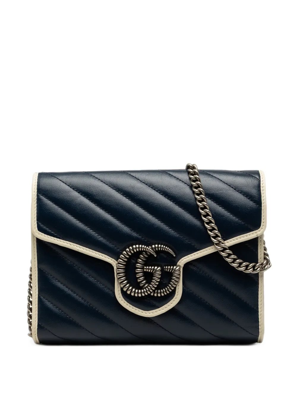 2000-2015 GG Marmont Matelasse Calfskin Torchon Wallet On Chain crossbody bag