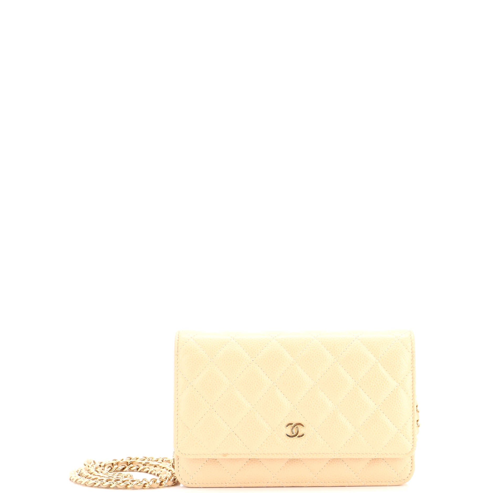 Wallet on Chain Quilted Lambskin