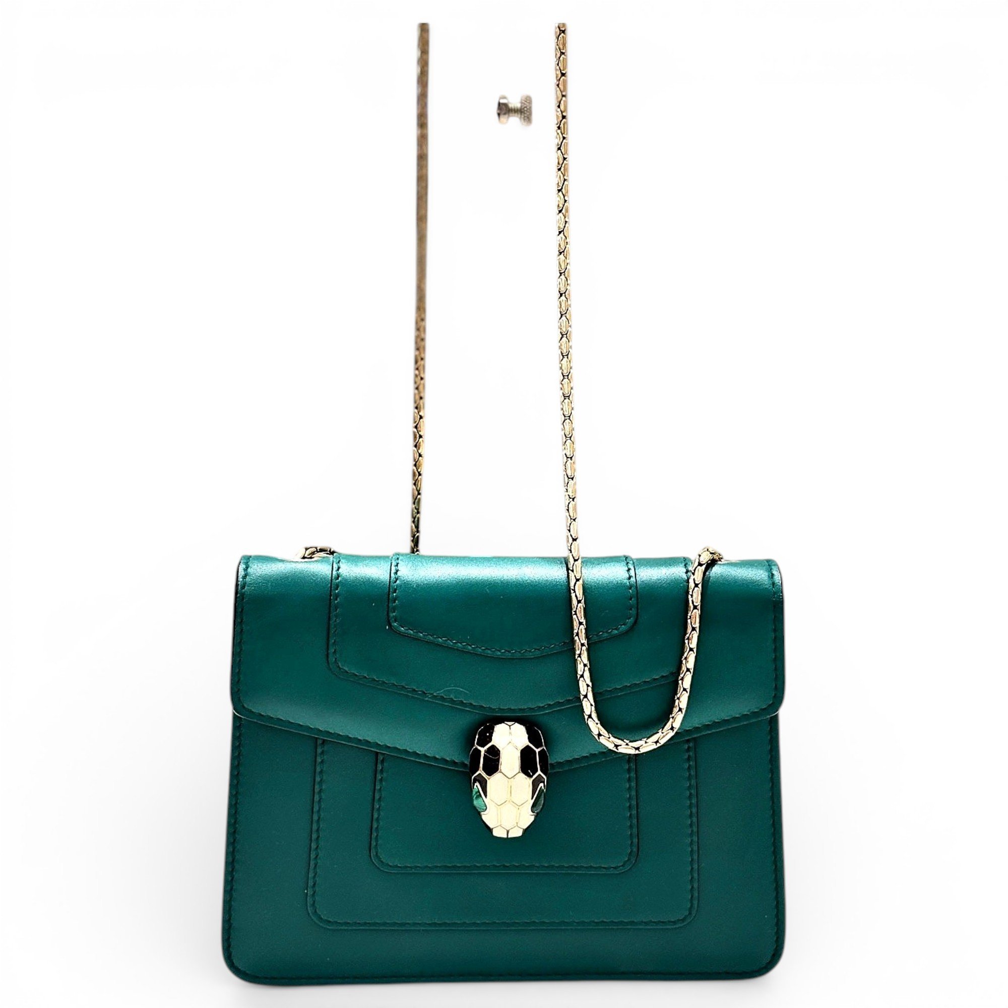 Serpenti leather crossbody bag