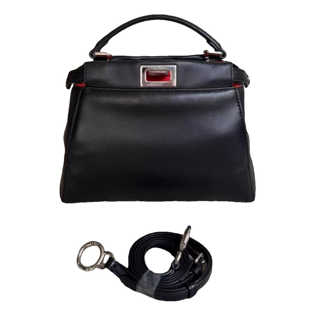 Peekaboo leather handbag