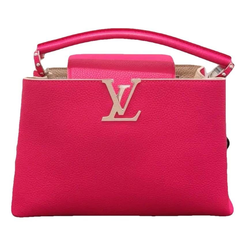 Capucines leather handbag