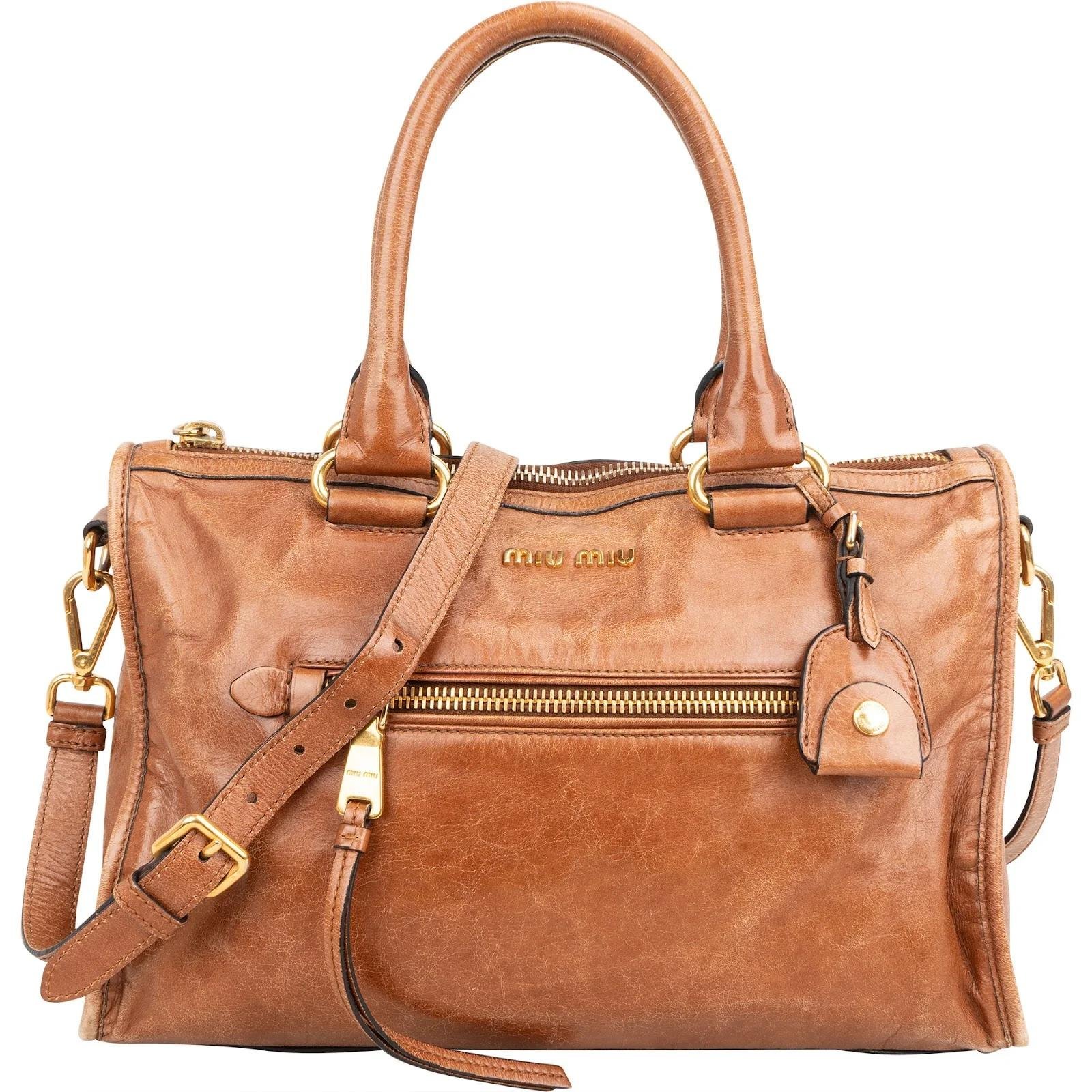 Vitello leather handbag