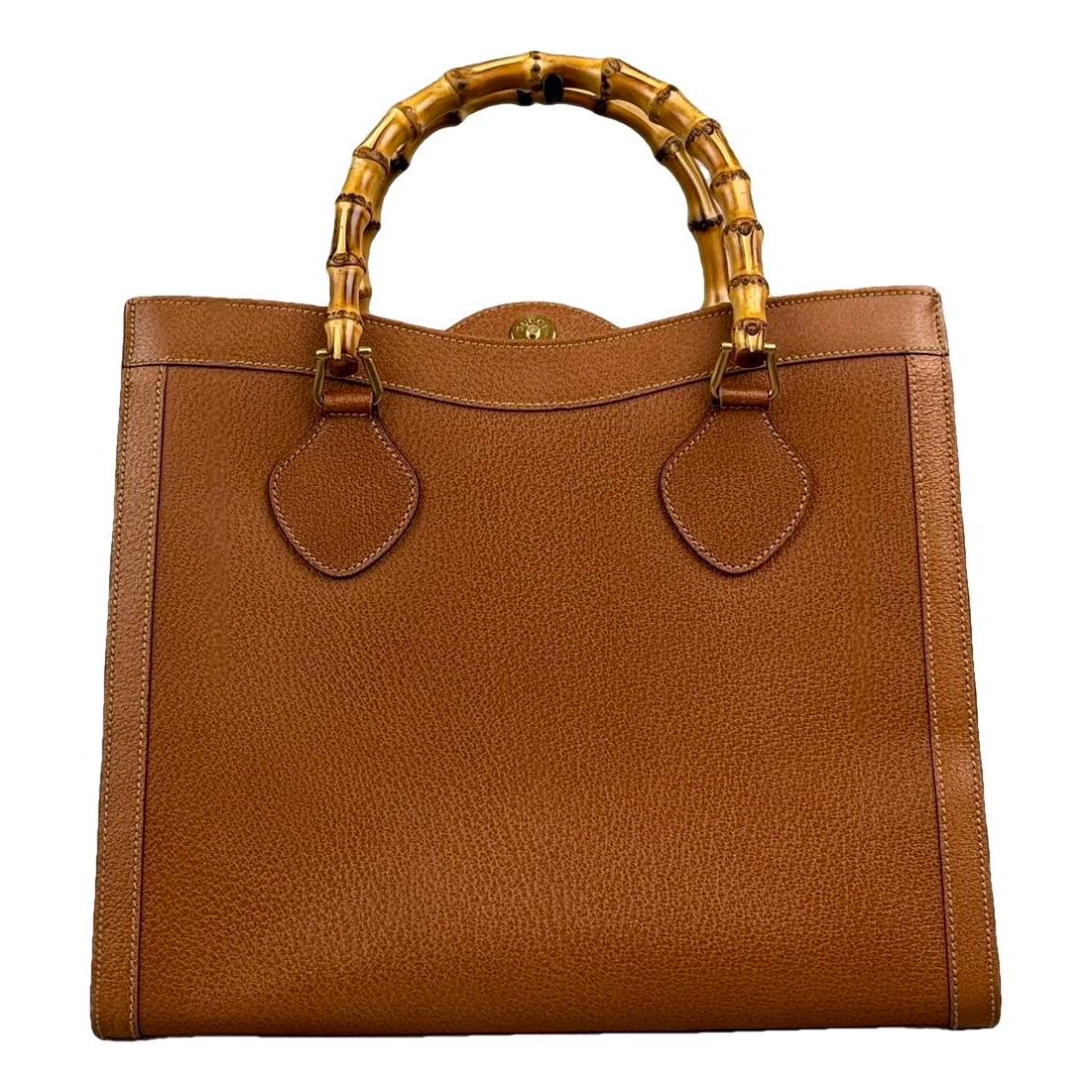 Diana Bamboo leather tote
