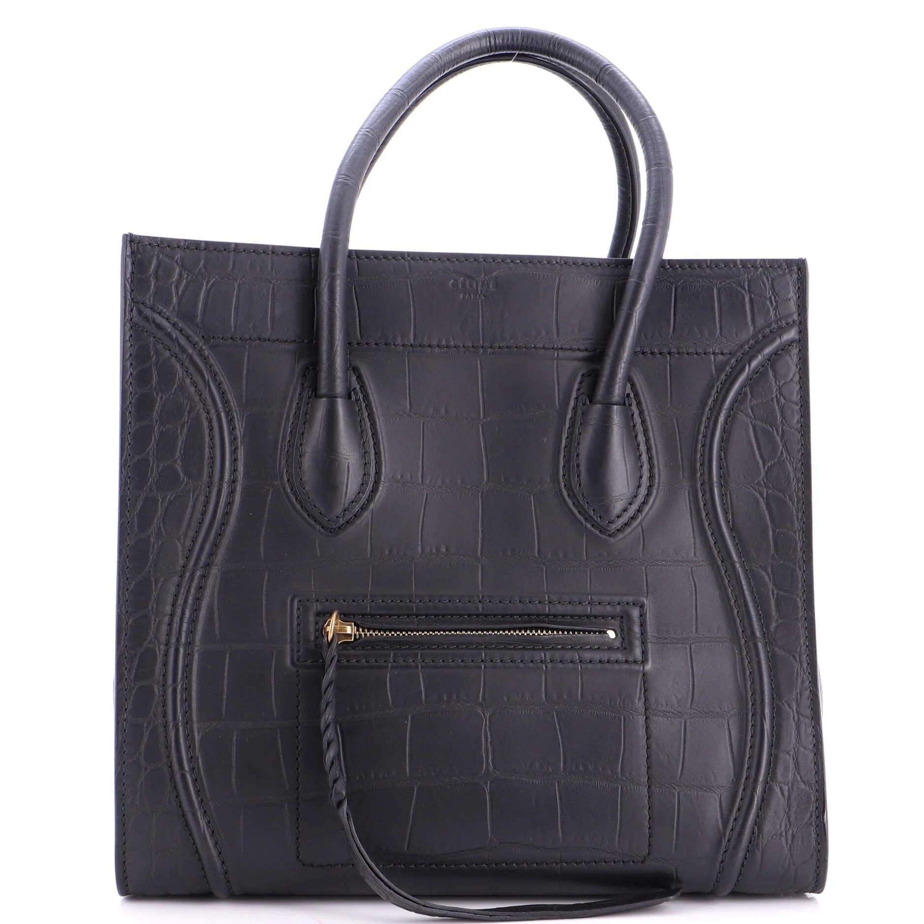 Leather tote