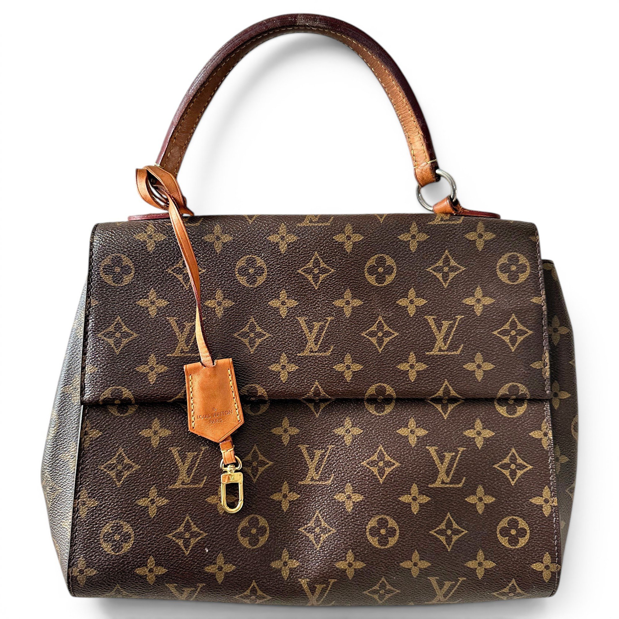 Cluny leather satchel