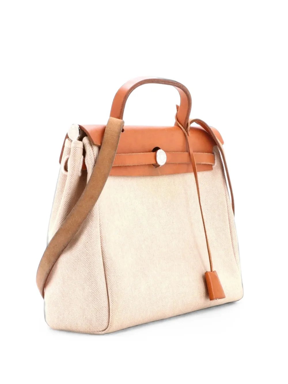 Herbag Toile and Leather PM satchel