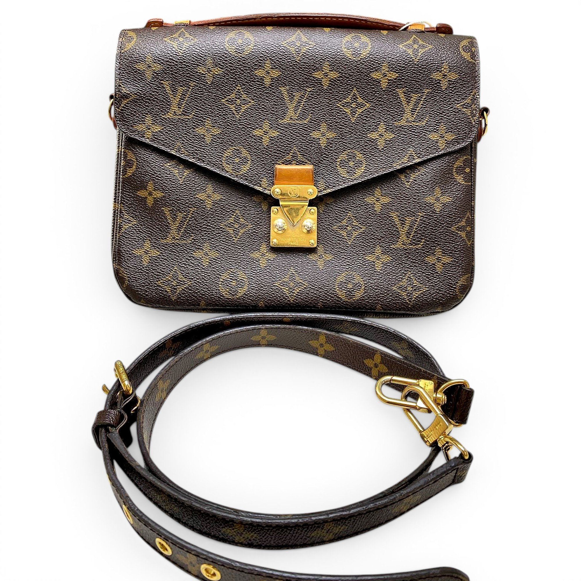 Metis leather handbag