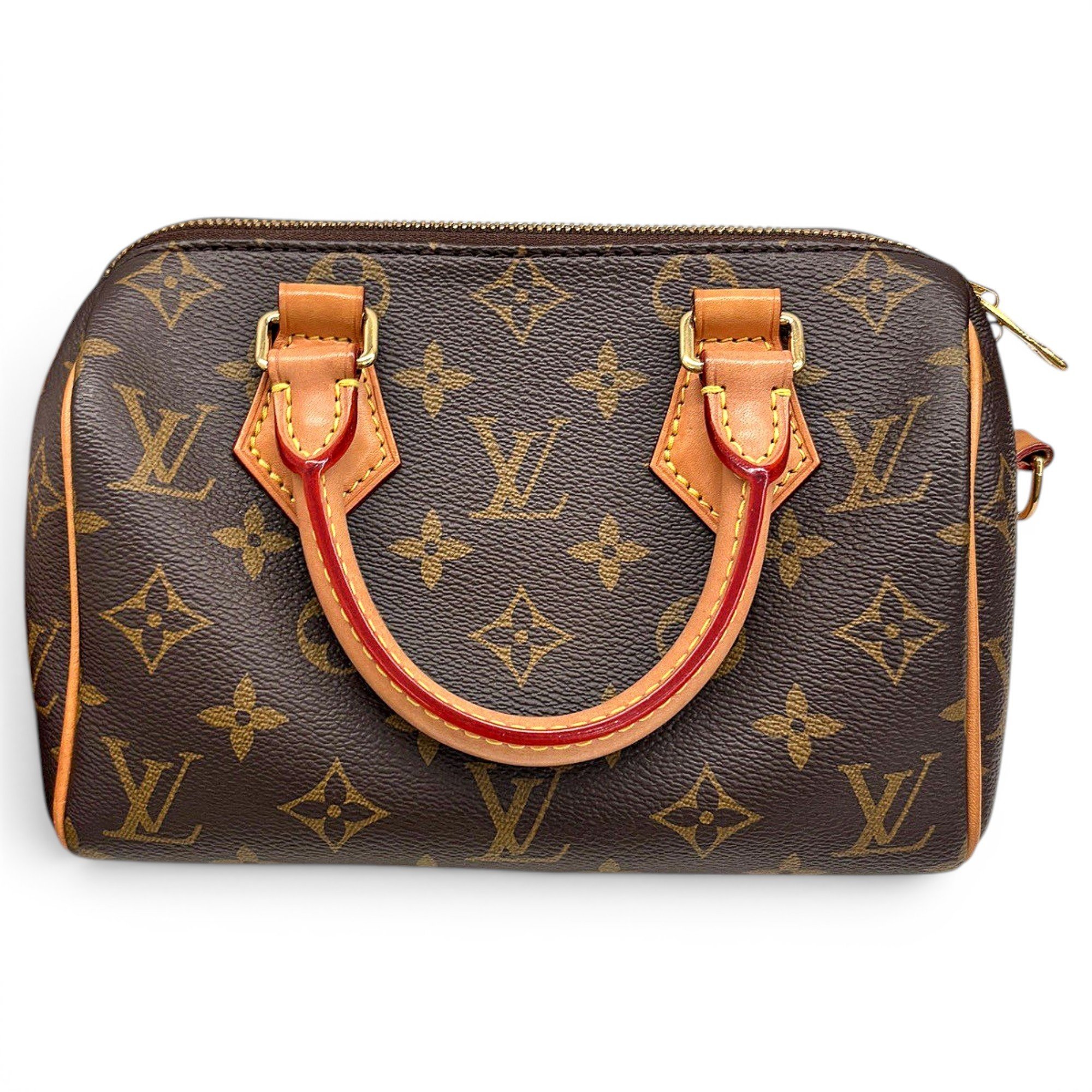 Speedy leather handbag