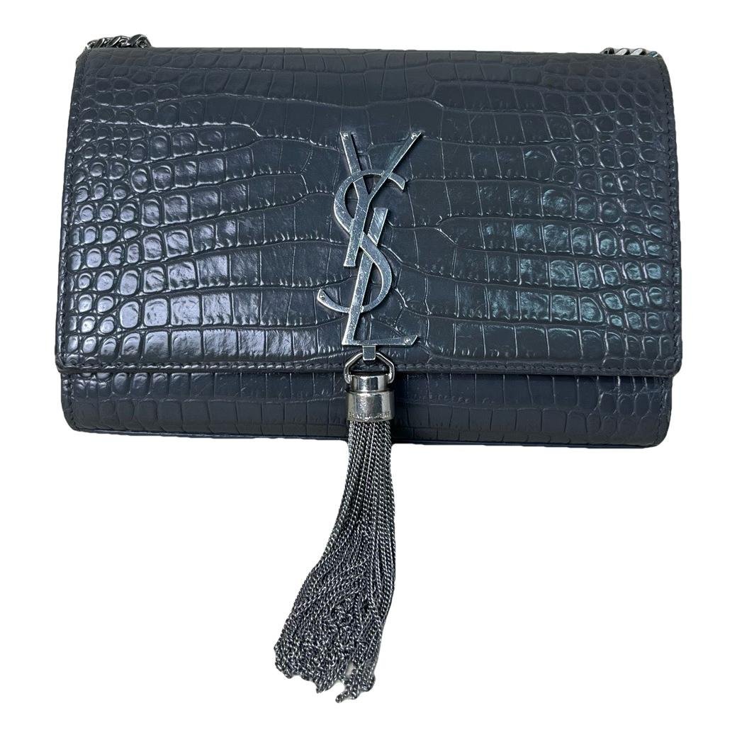 Pompom Kate leather handbag