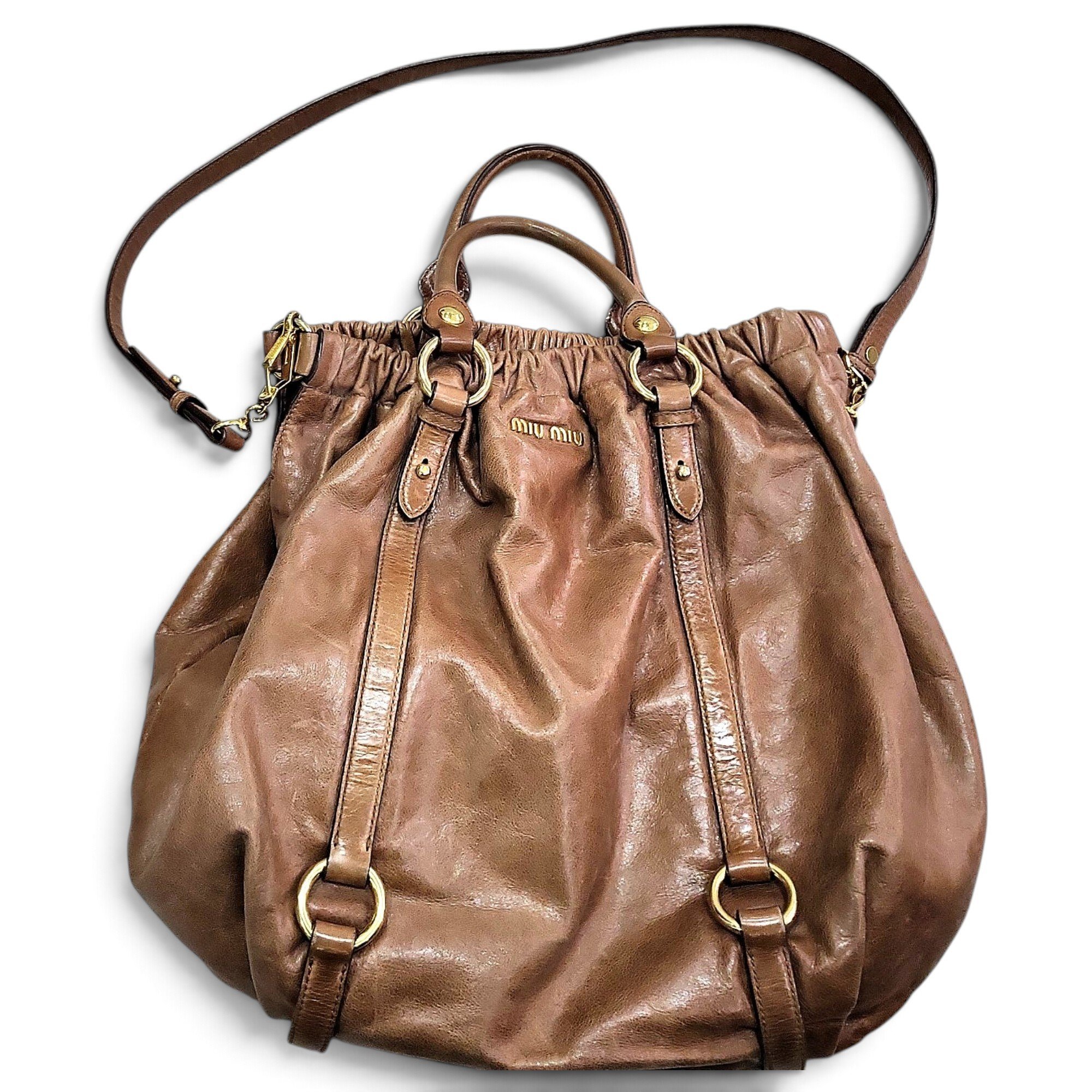 Vitello leather handbag