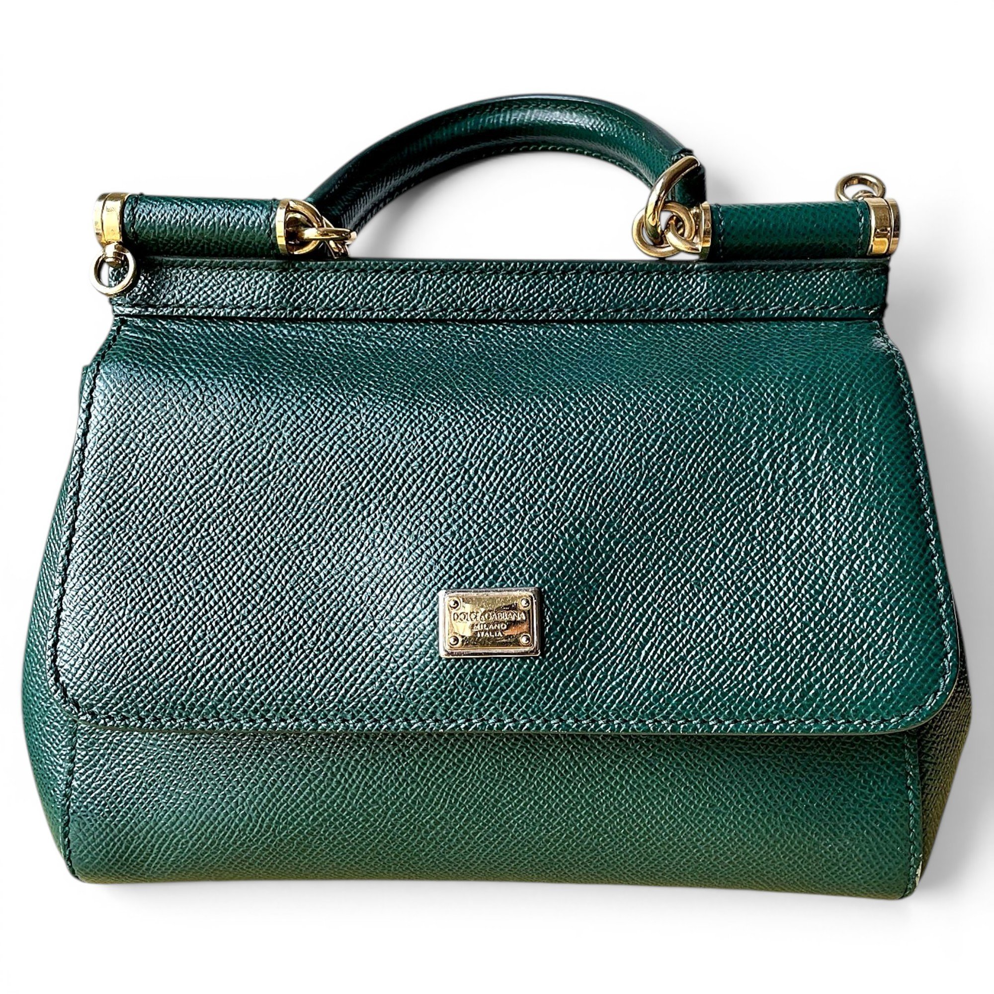 Dolce & Gabbana Sicily leather handbag