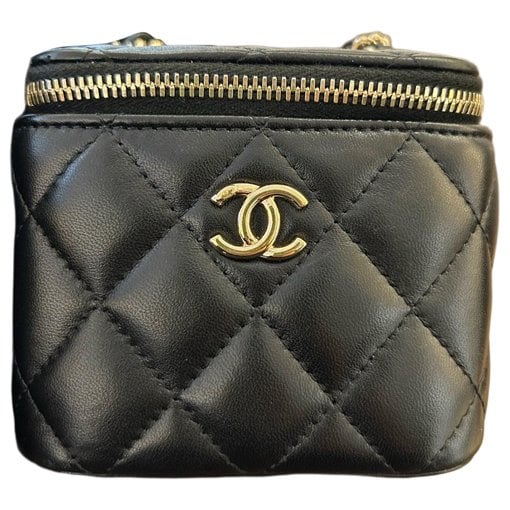 Trendy CC Vanity leather handbag
