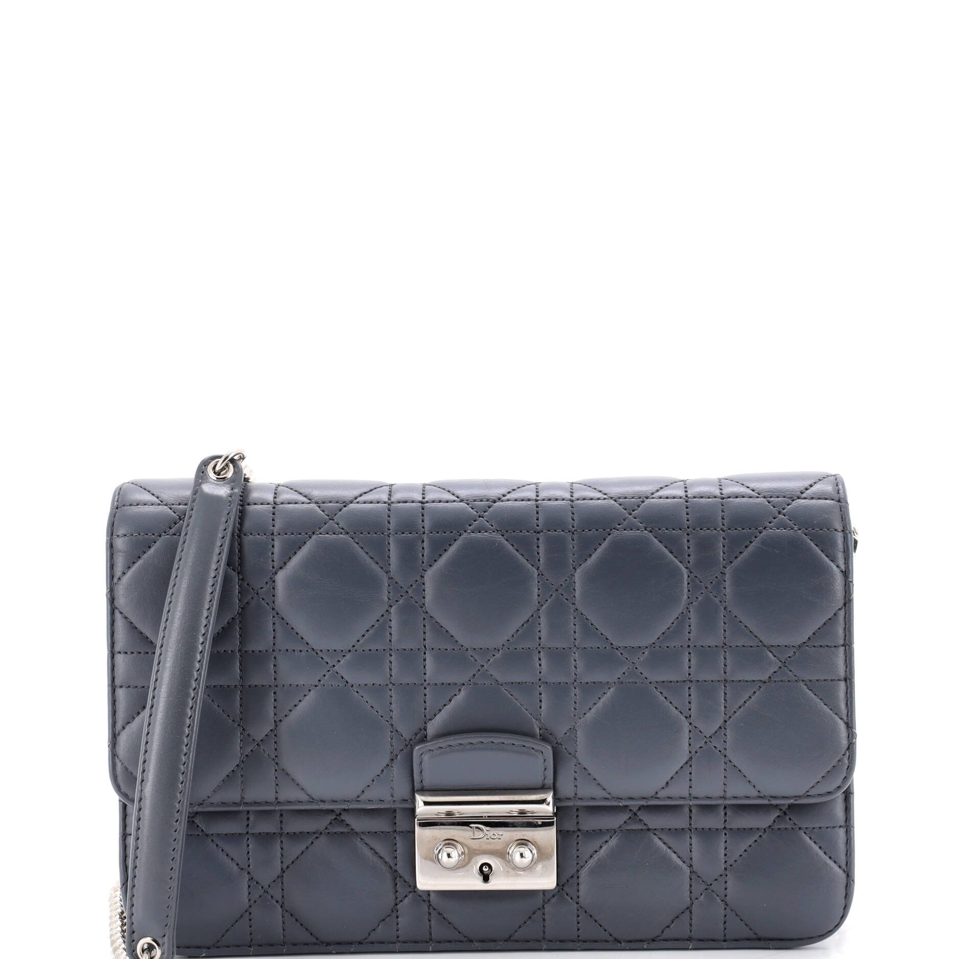 Miss Dior Promenade Pouch Cannage Quilt Lambskin Large