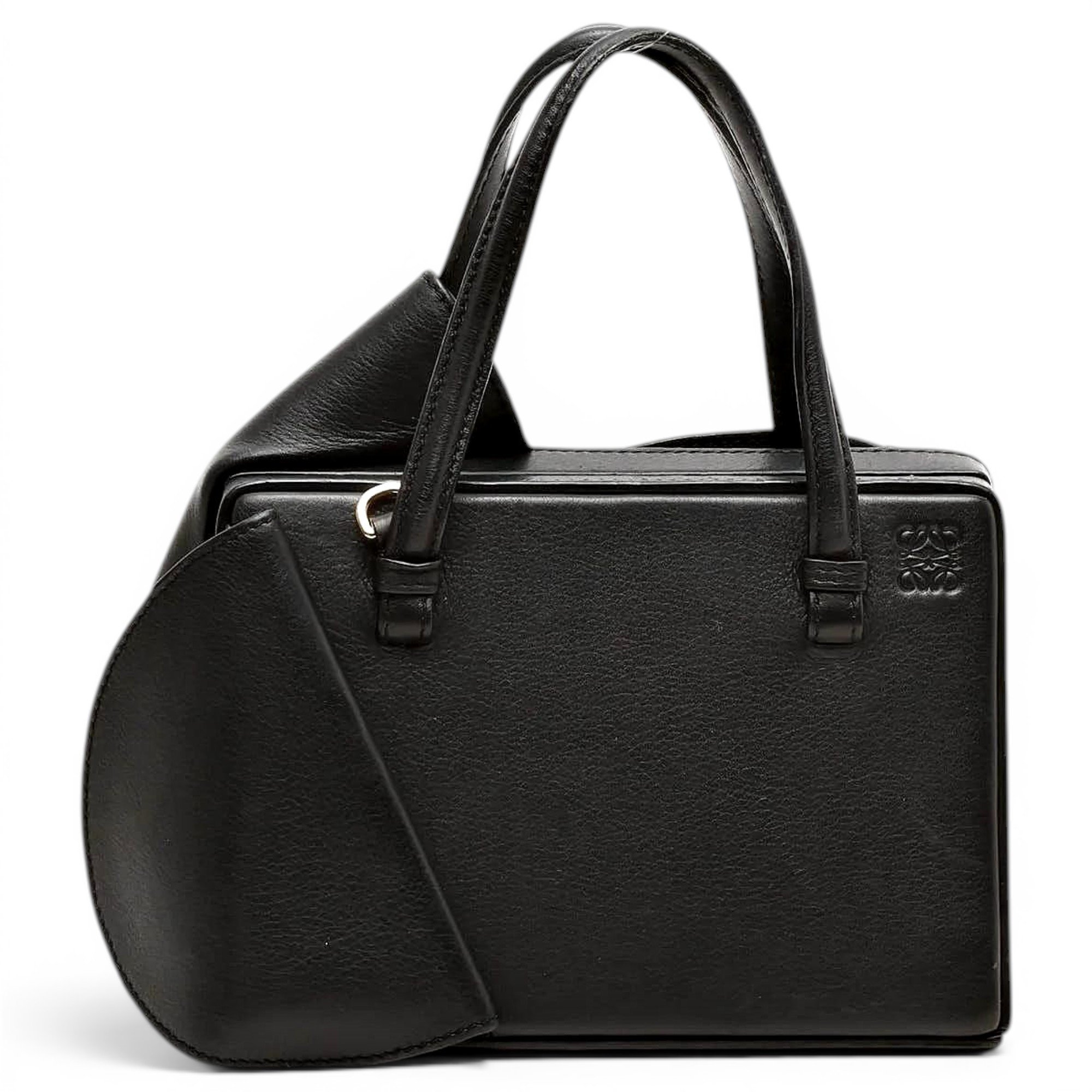 Postal leather handbag
