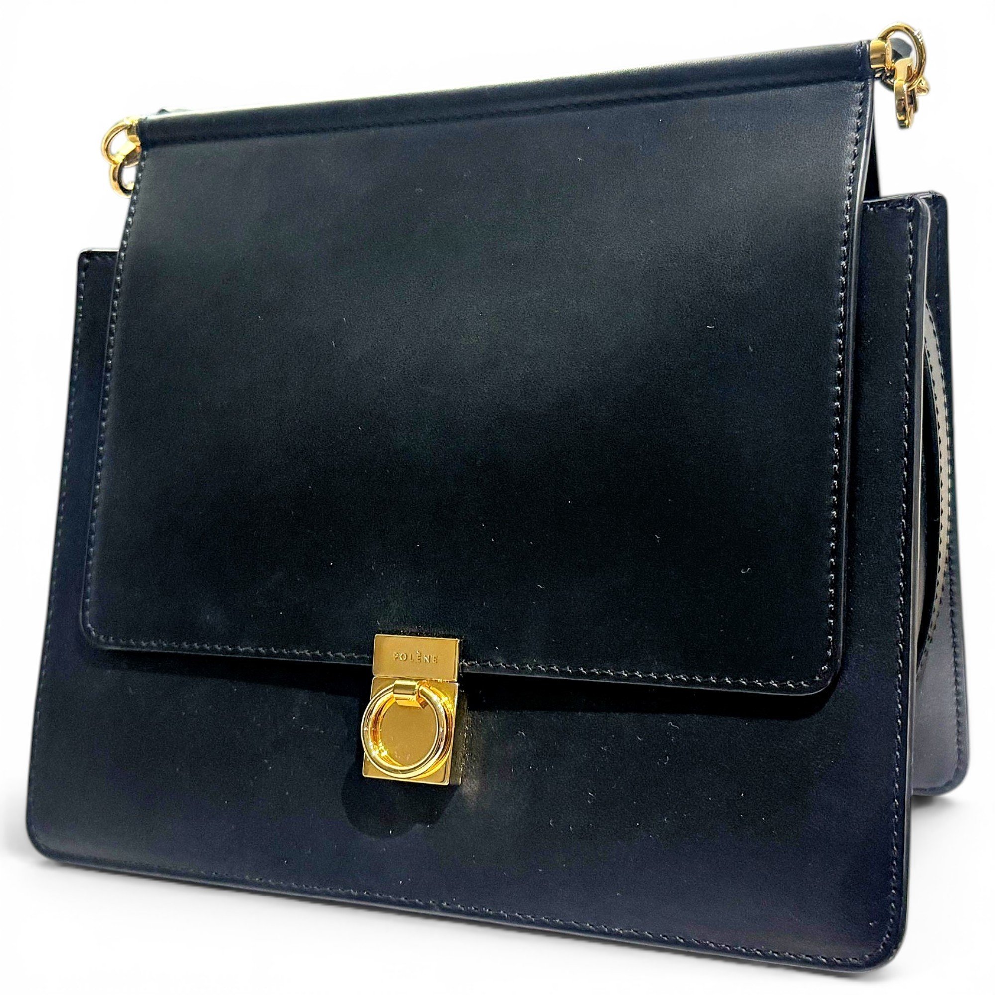 Numéro Sept leather handbag