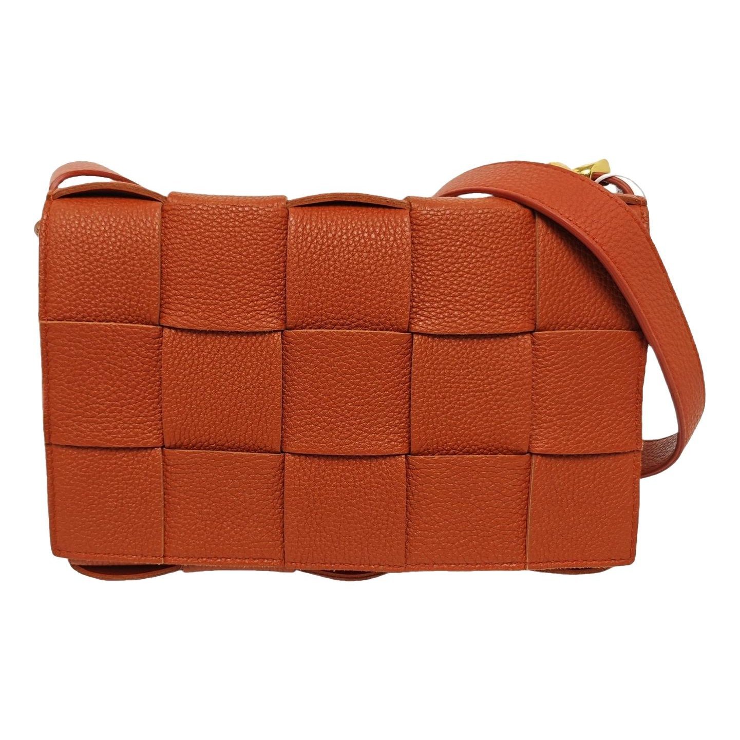 Brick Cassette leather handbag