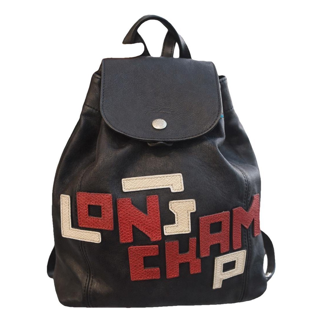 Leather backpack