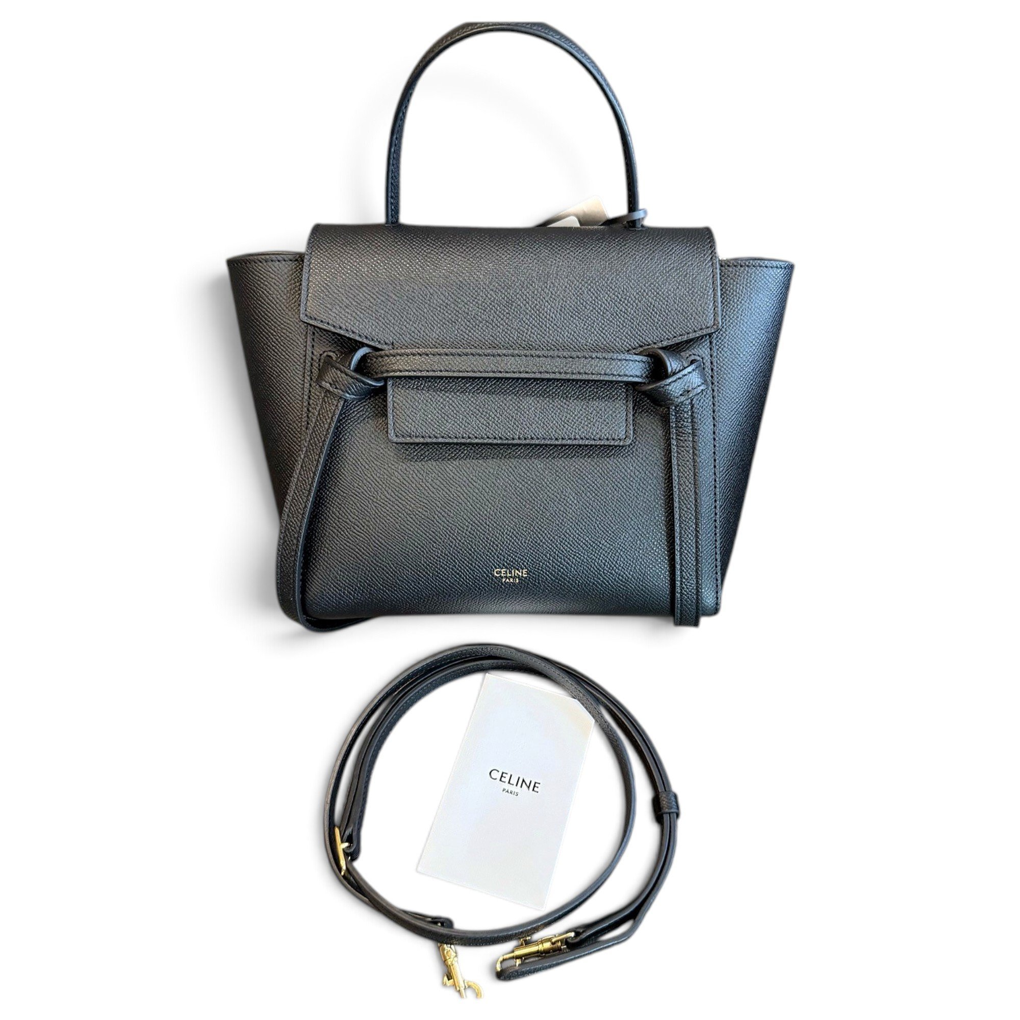 Luggage pony-style calfskin handbag