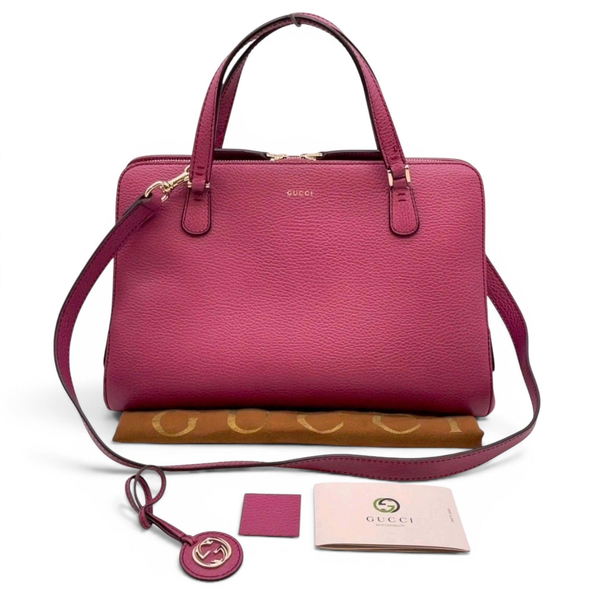 Leather handbag