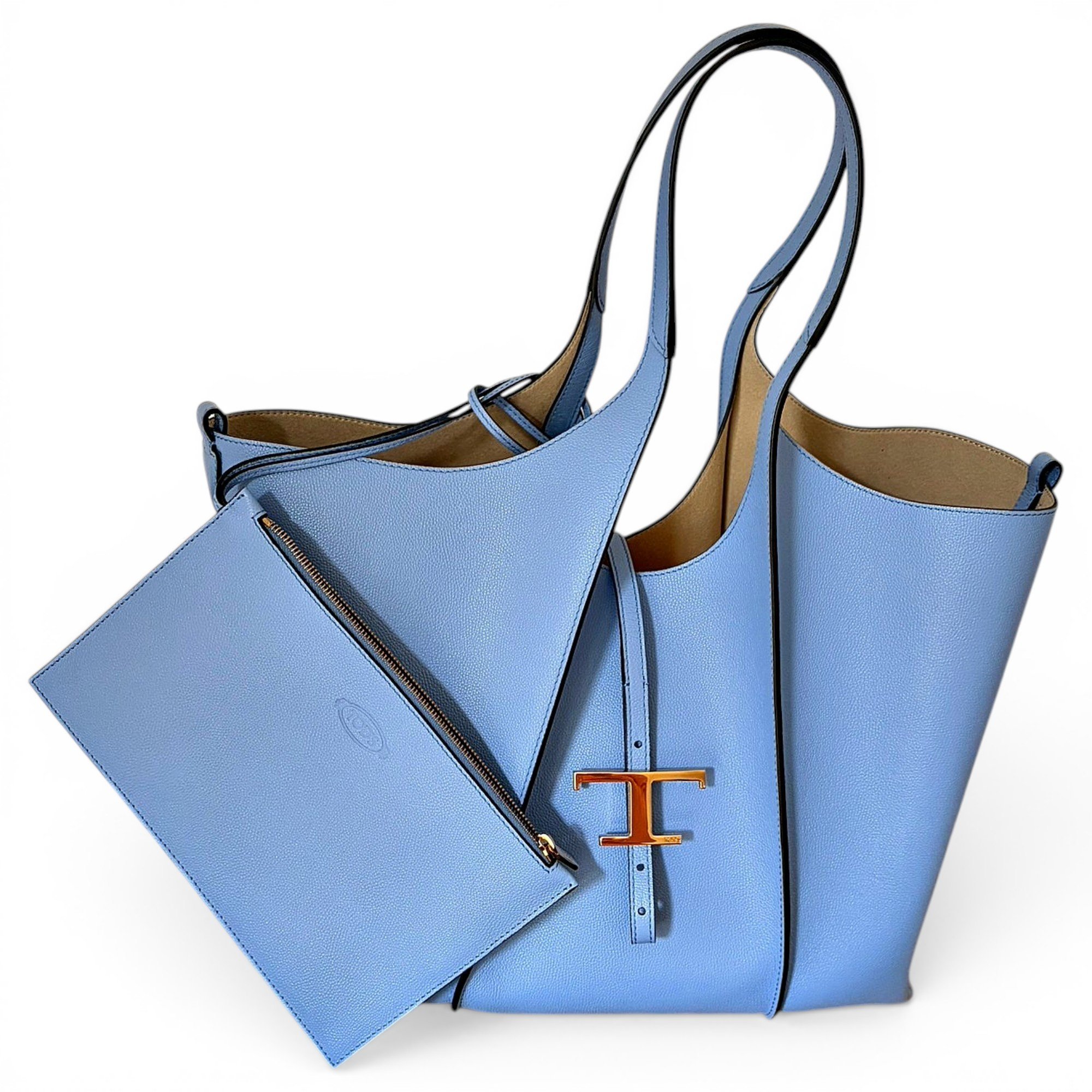 Leather tote