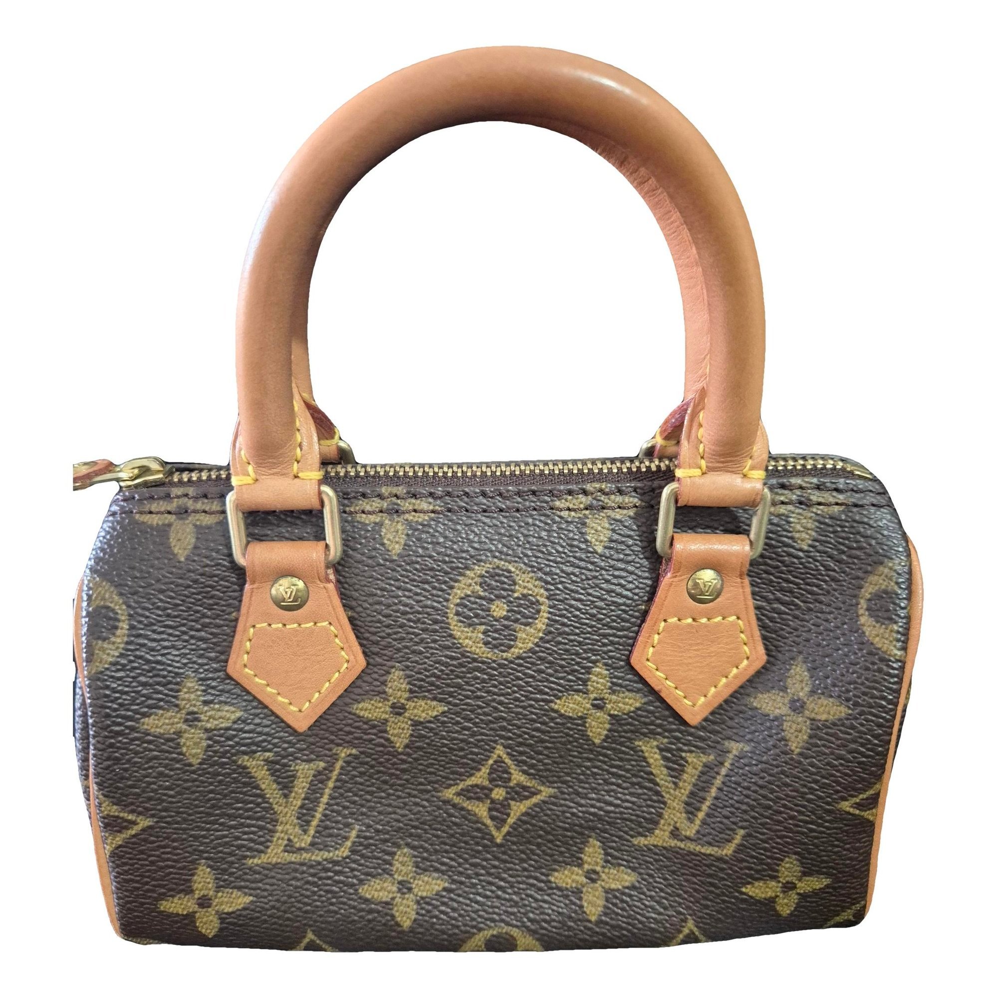 Nano Speedy / Mini HL leather handbag