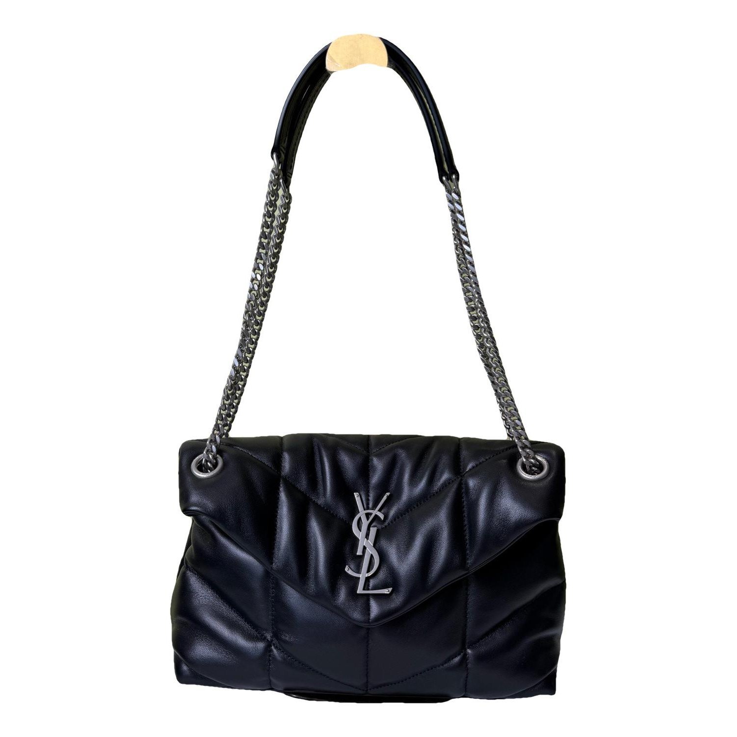 Loulou Puffer leather crossbody bag