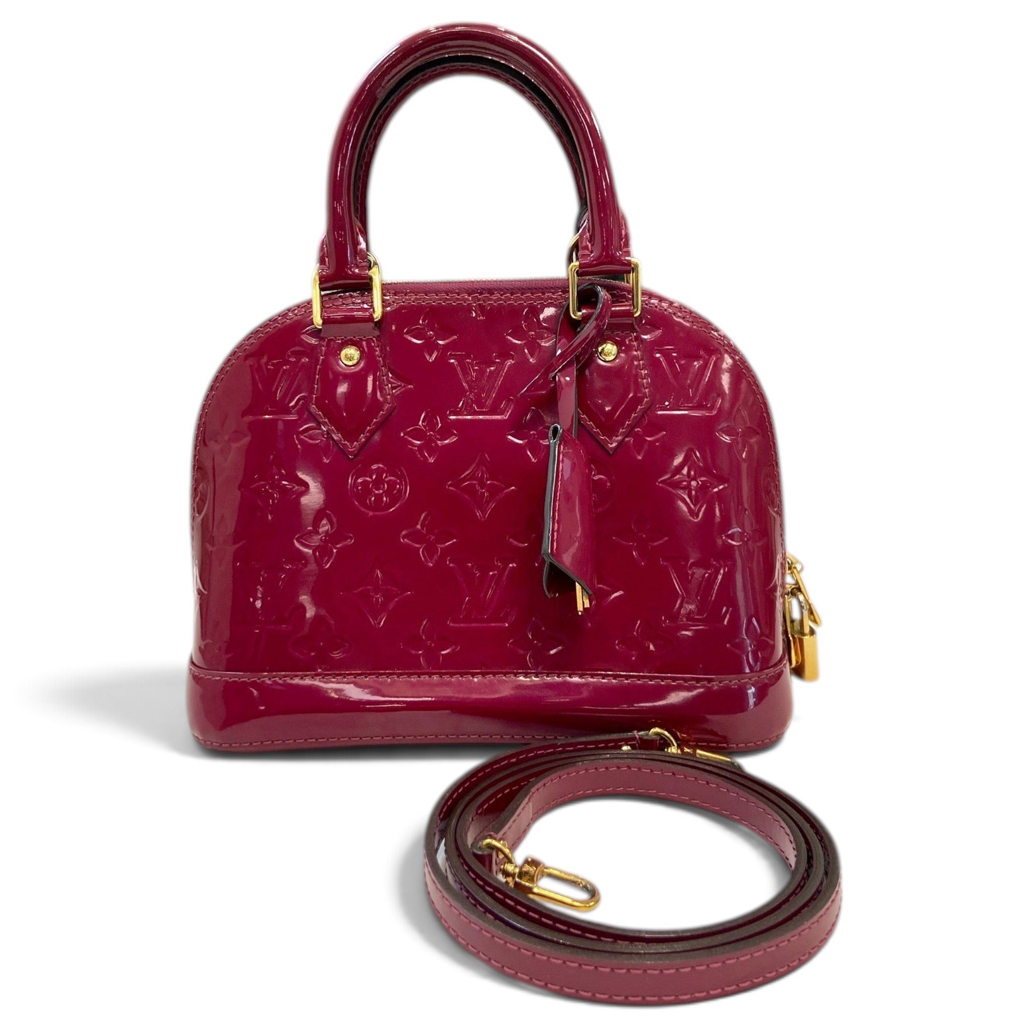 Alma BB patent leather crossbody bag