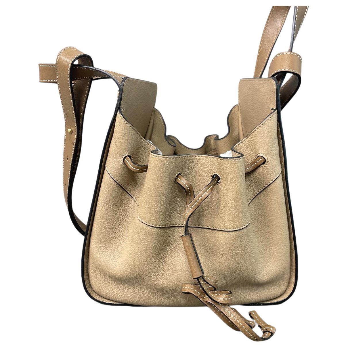 Hammock leather handbag