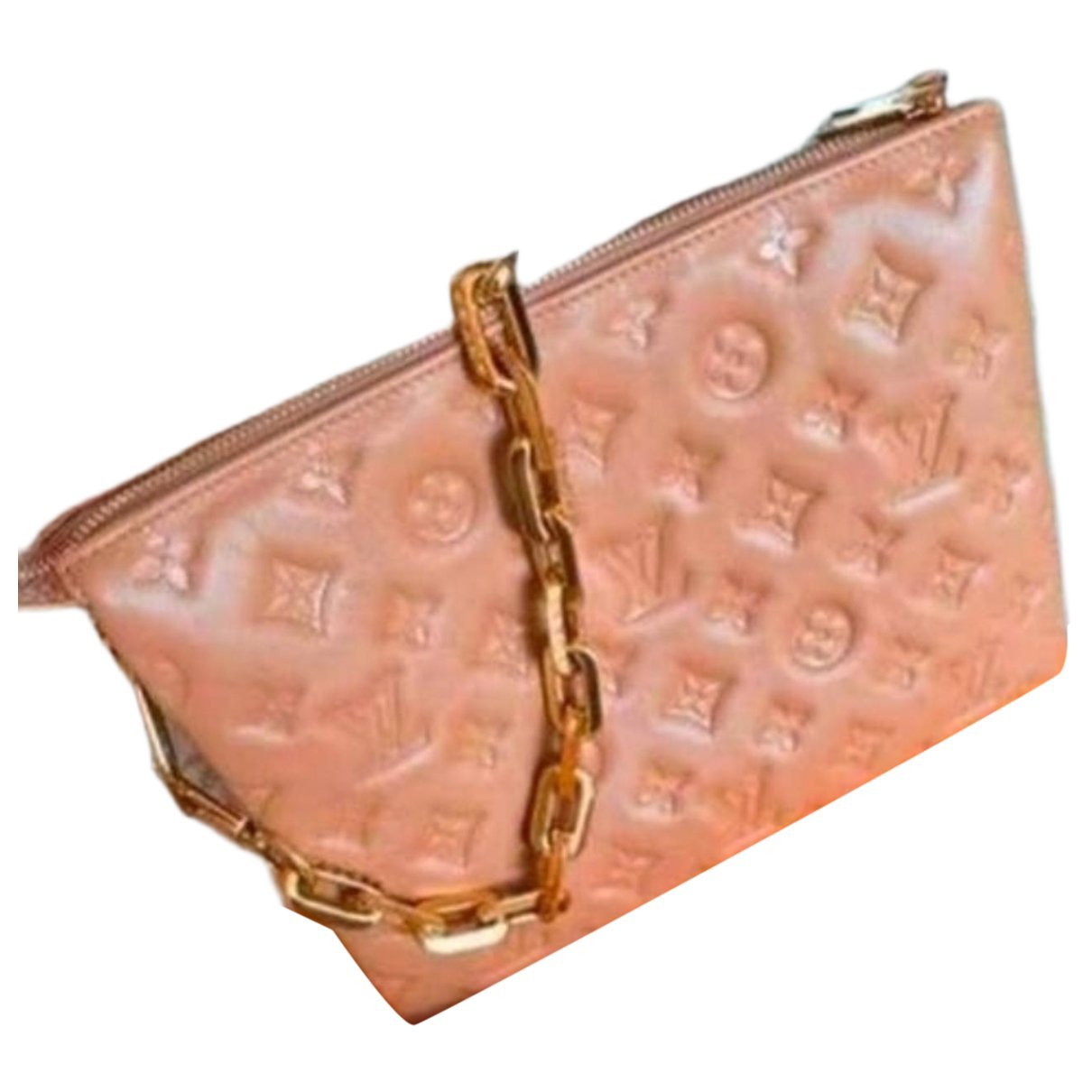 Coussin leather handbag