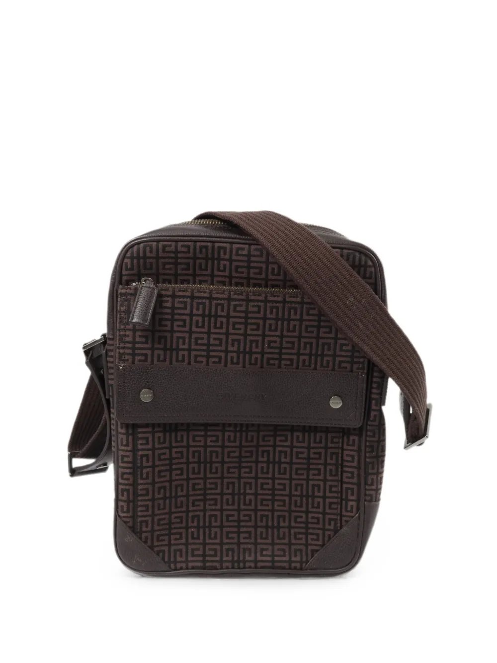 monogram-pattern shoulder bag