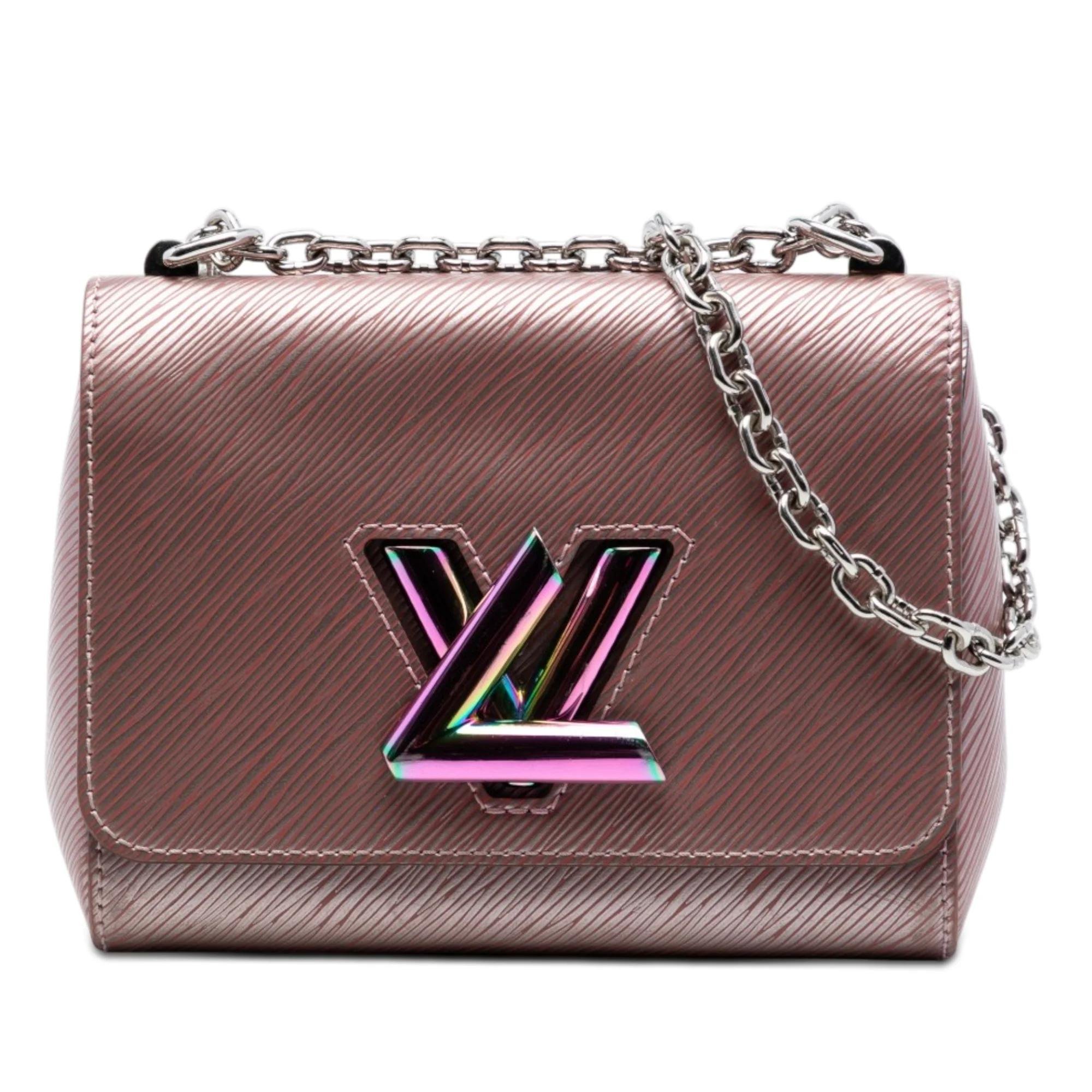 Twist leather handbag