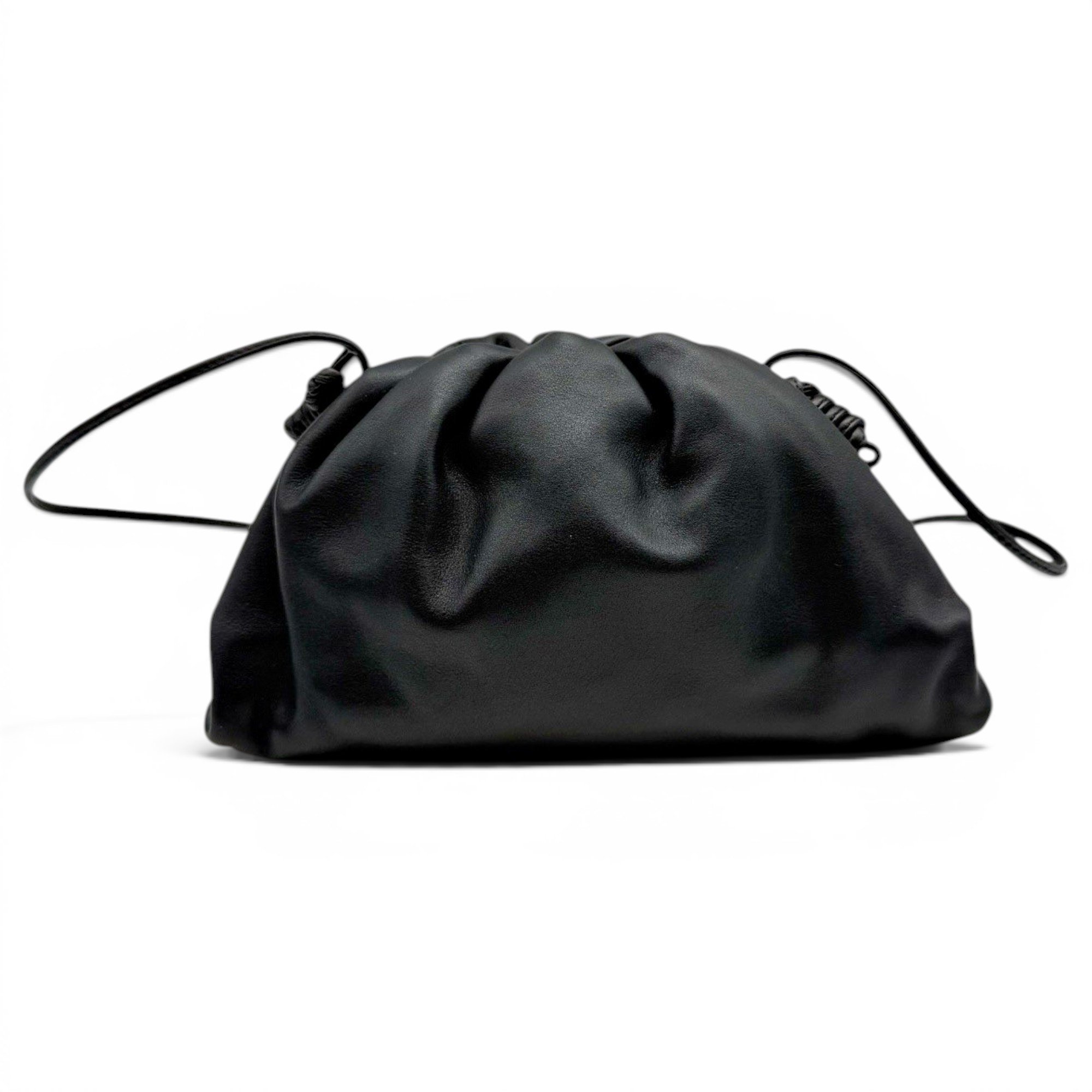 Pouch leather handbag