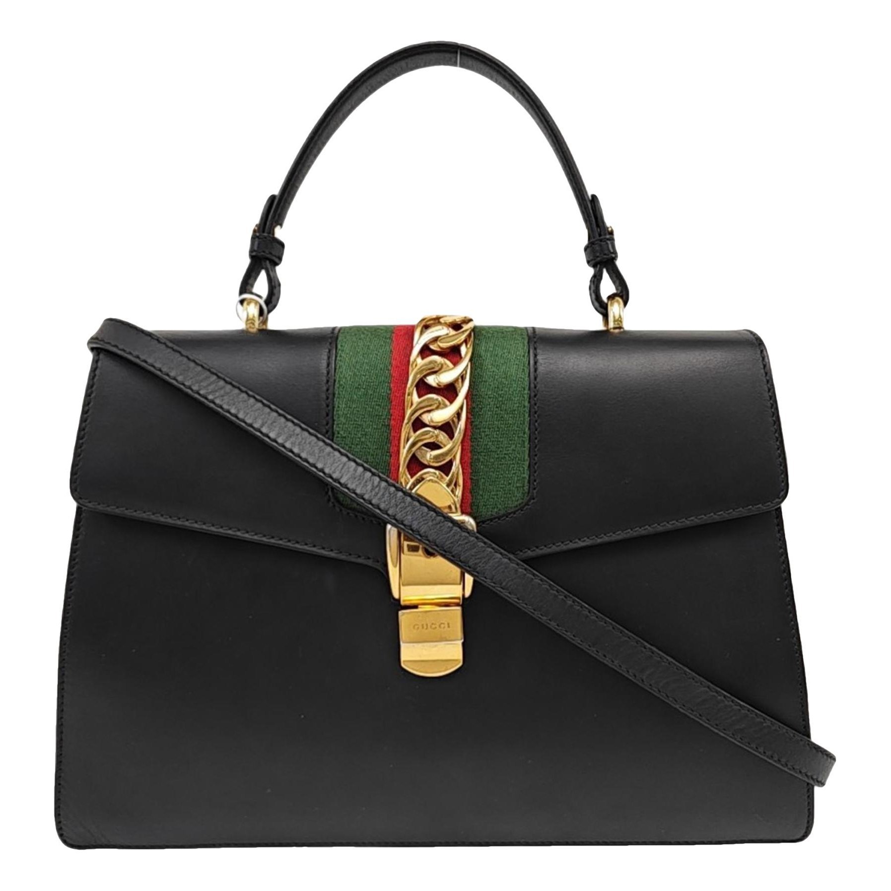 Sylvie Top Handle leather handbag