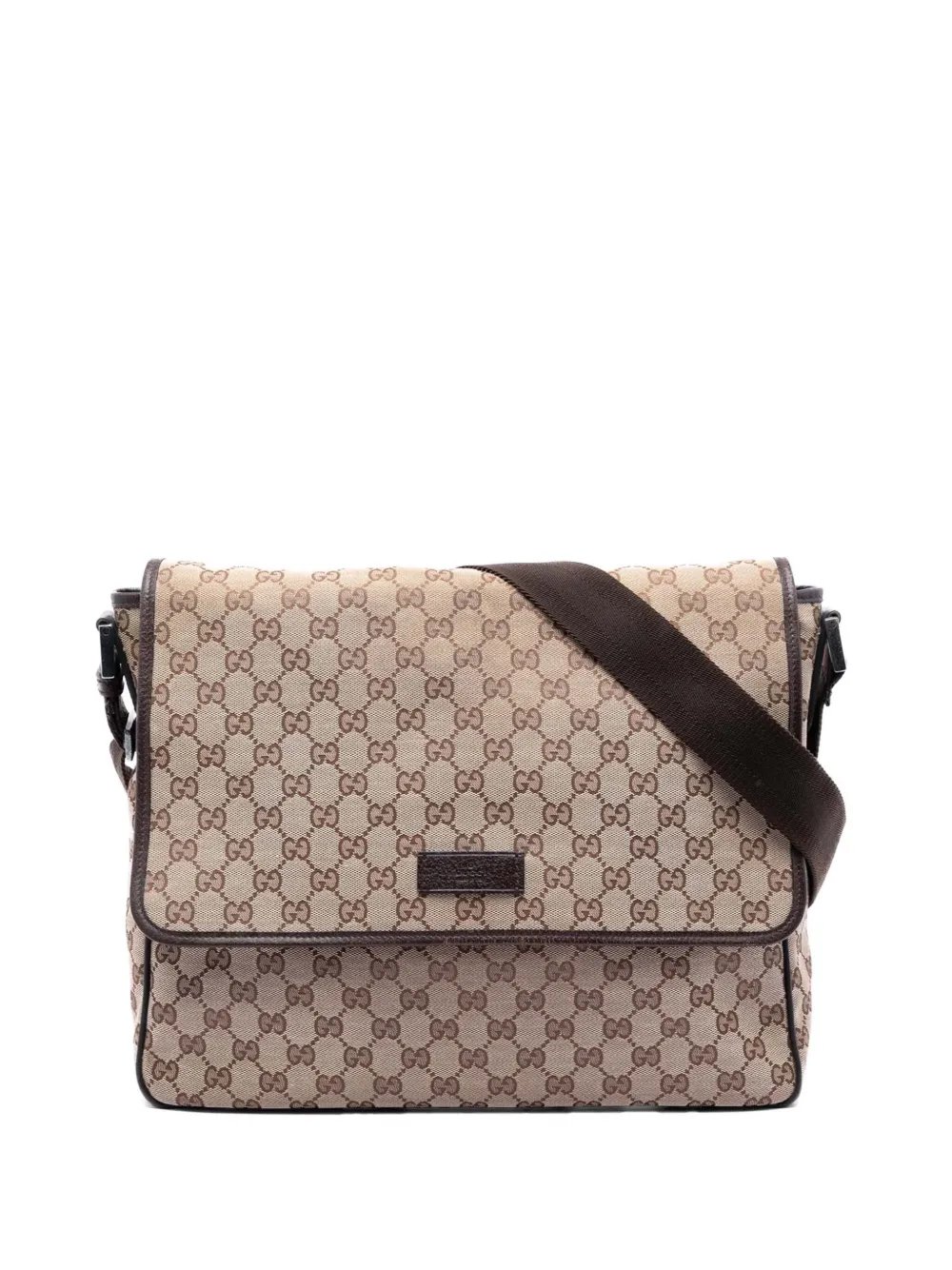 2016-2026 GG Canvas Flap Messenger Bag crossbody bag