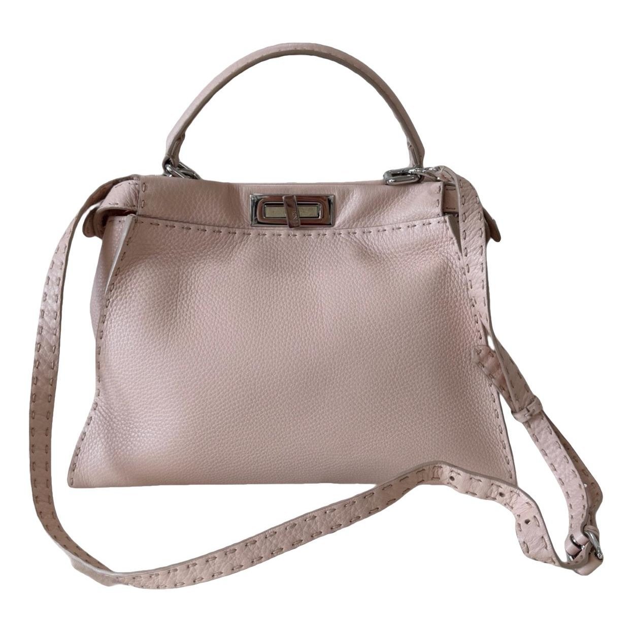 Peekaboo leather handbag