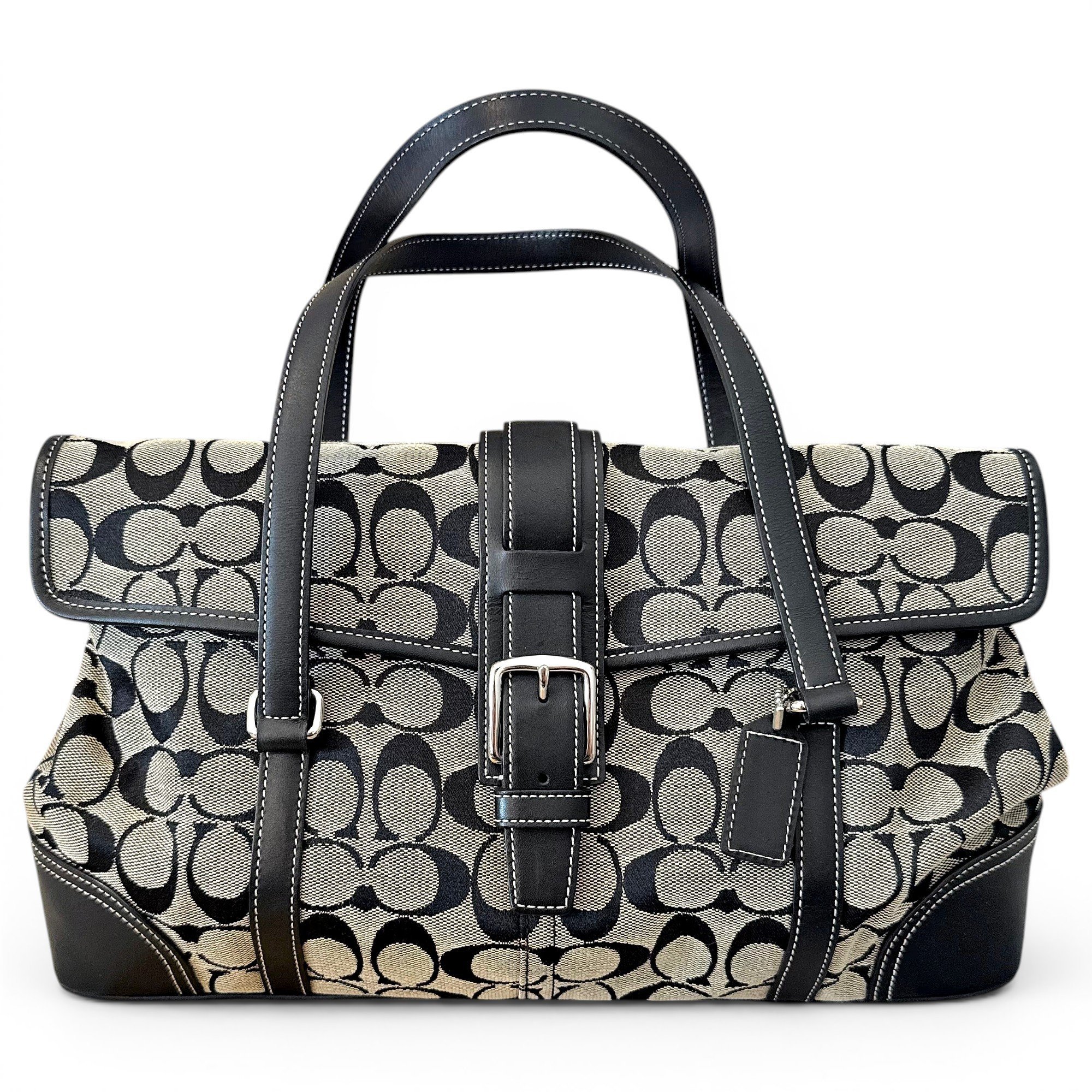 Signature Sufflette leather handbag