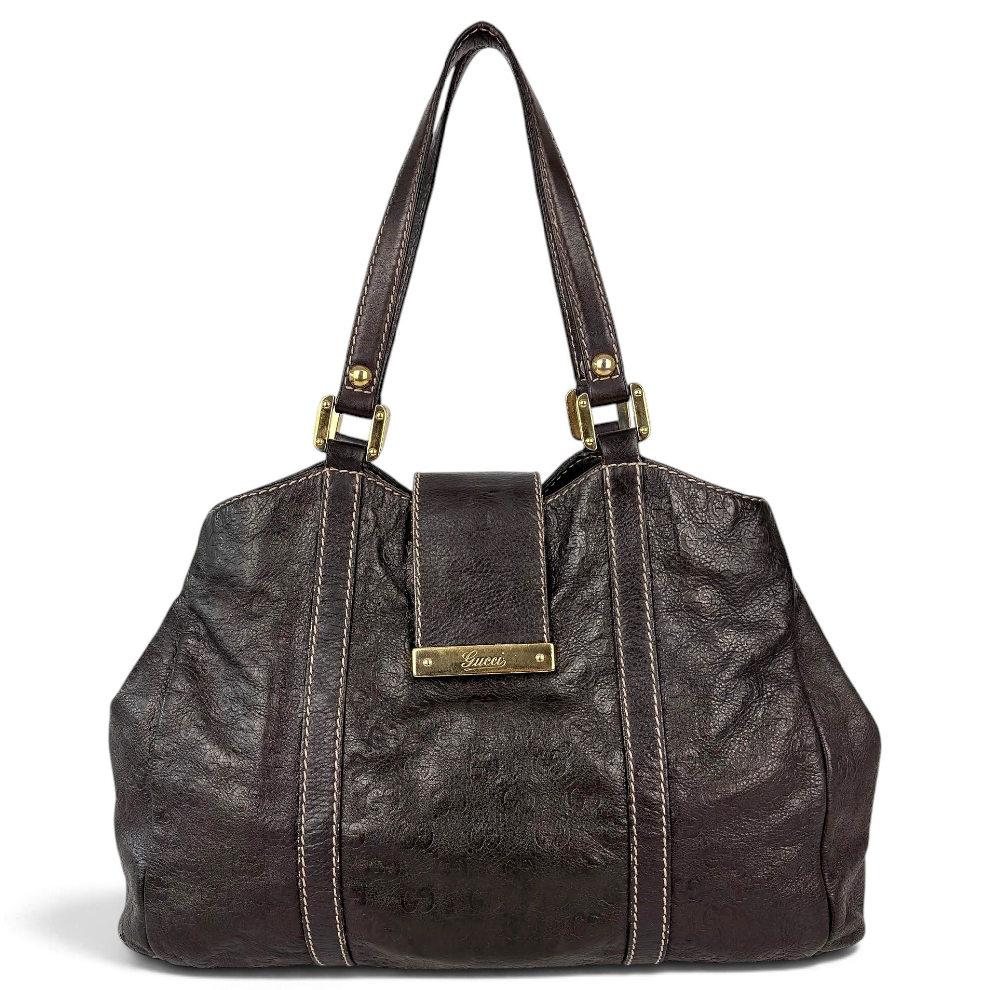 Abbey leather tote