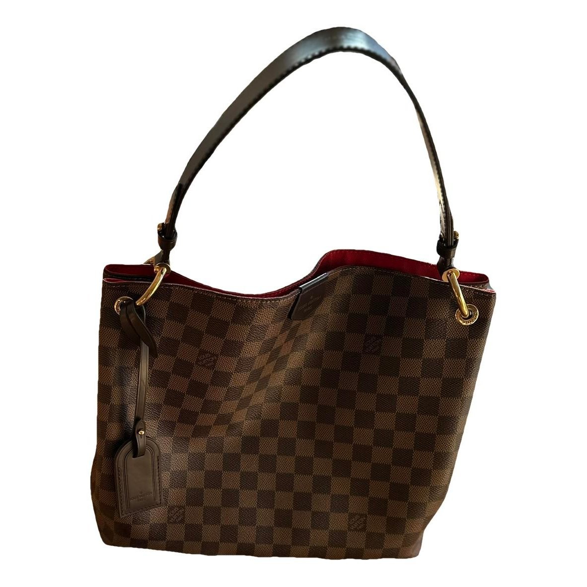 Graceful leather handbag