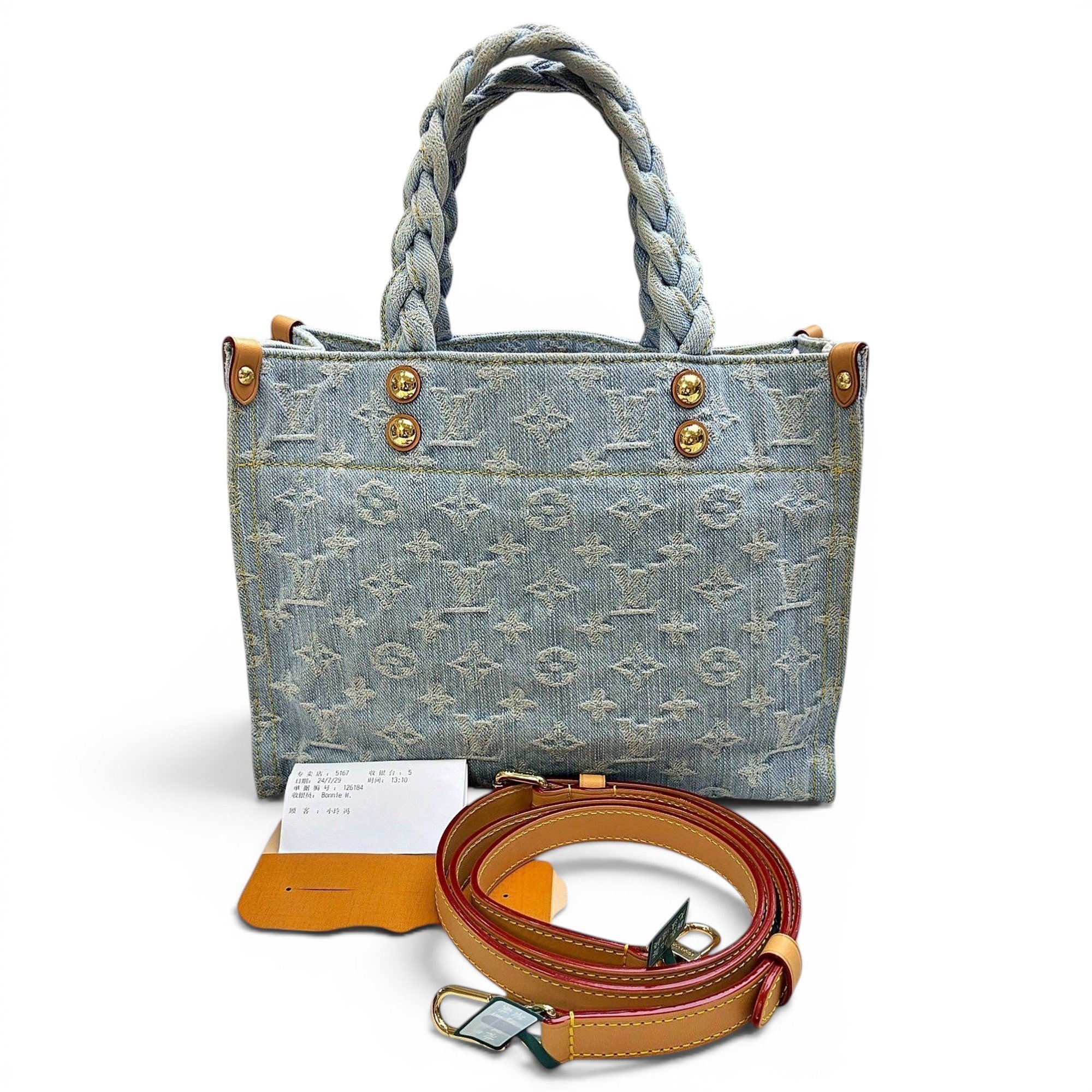 Cosmic blossom cloth handbag