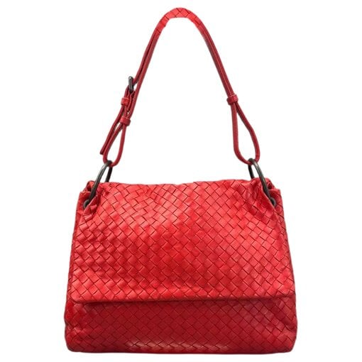 Parachute leather handbag