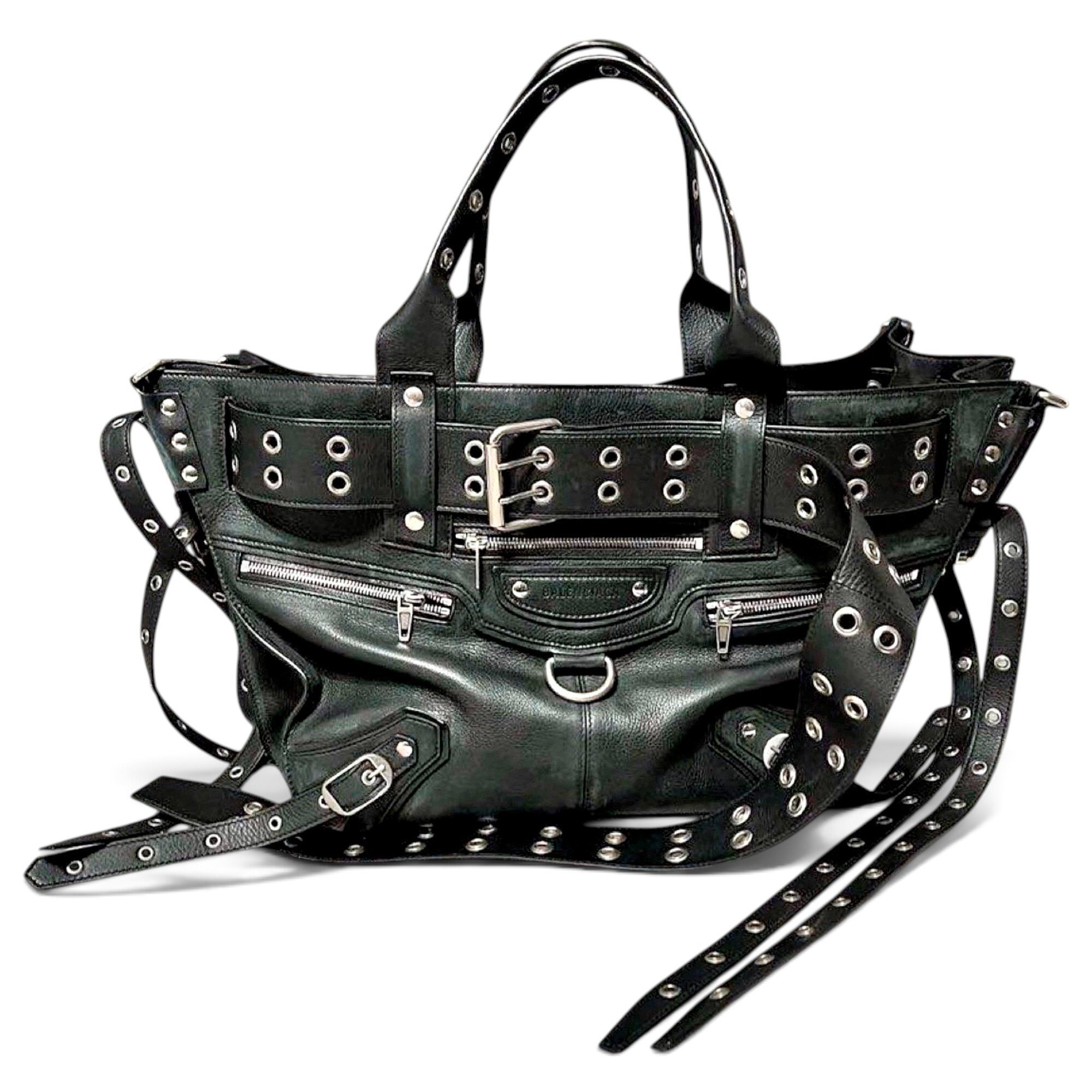 Leather tote