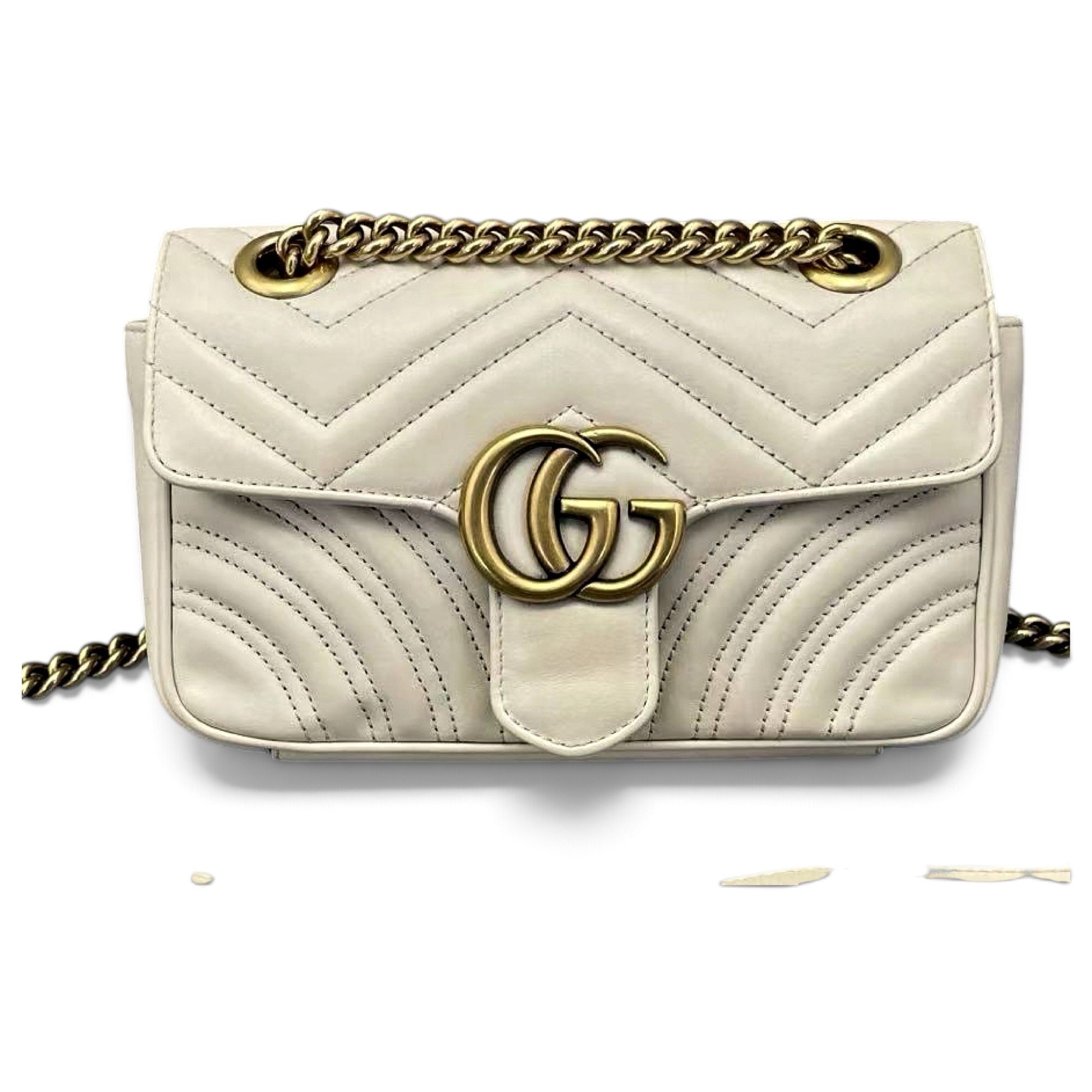 GG Marmont Flap leather crossbody bag