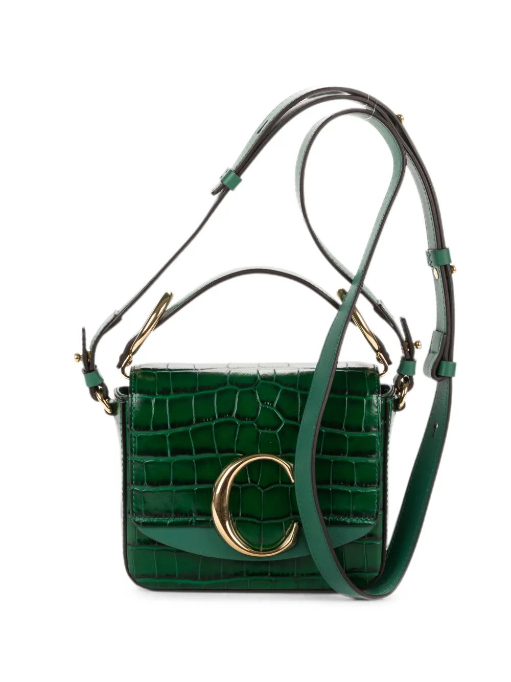 Mini C-plaque tote bag