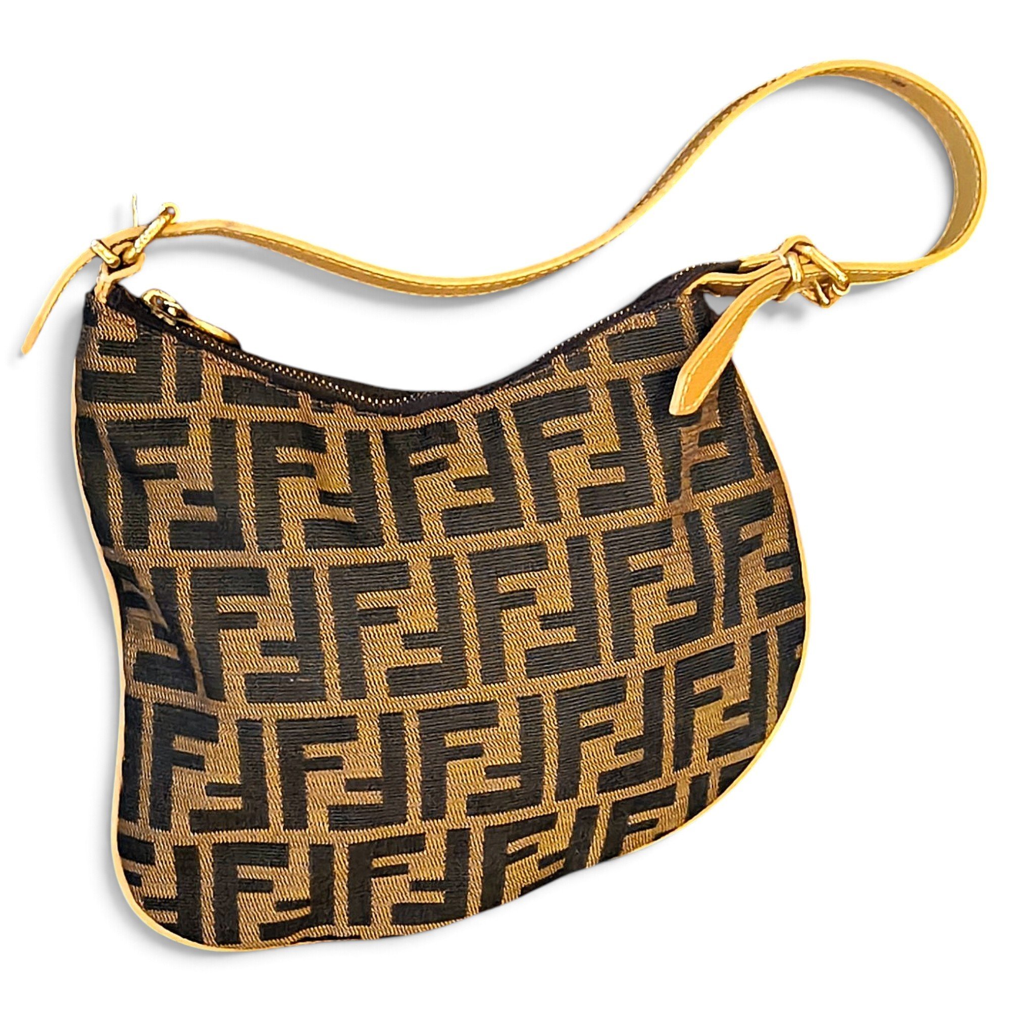 Fendi Croissant cloth handbag