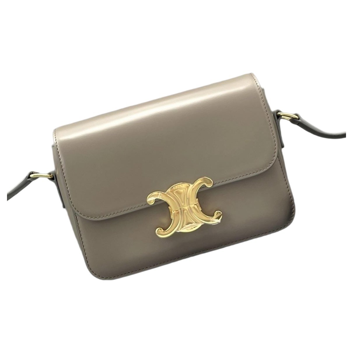 Triomphe leather handbag