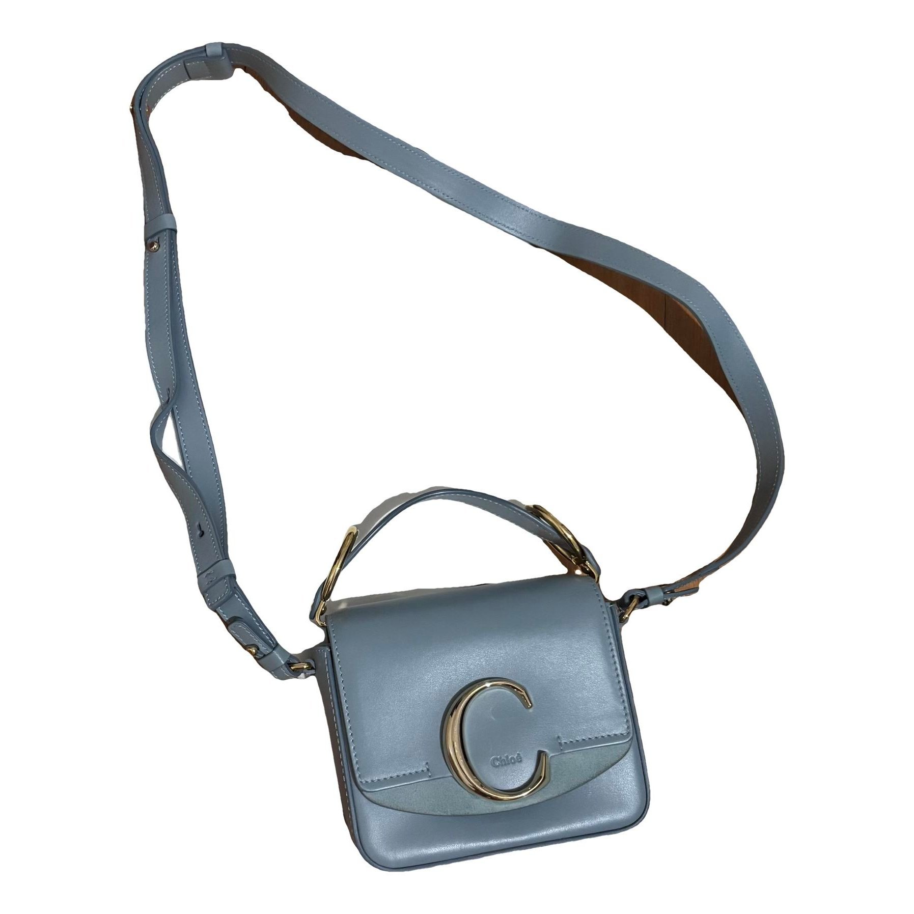 C leather handbag