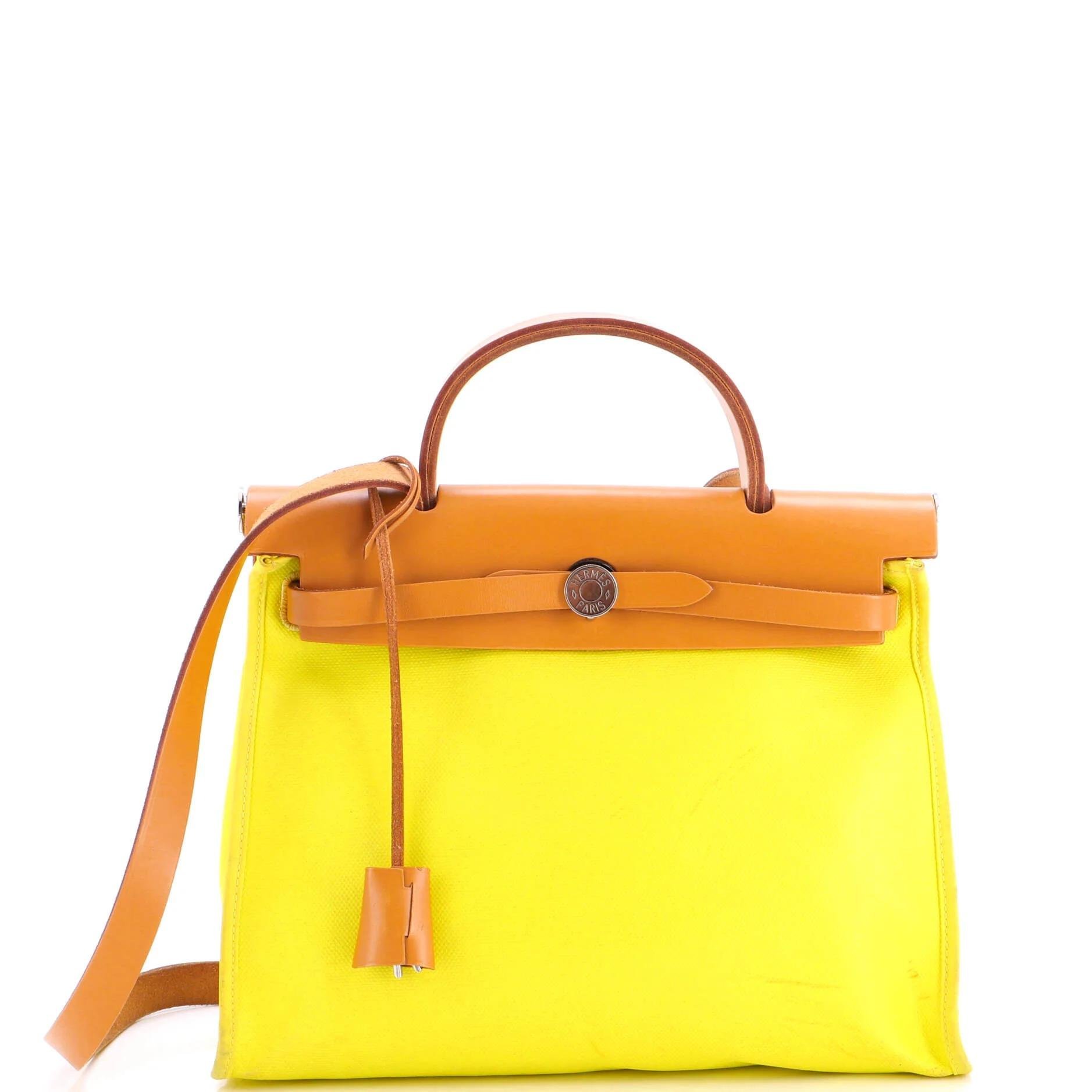 Hermes Herbag Handbag Vache Leather 2017