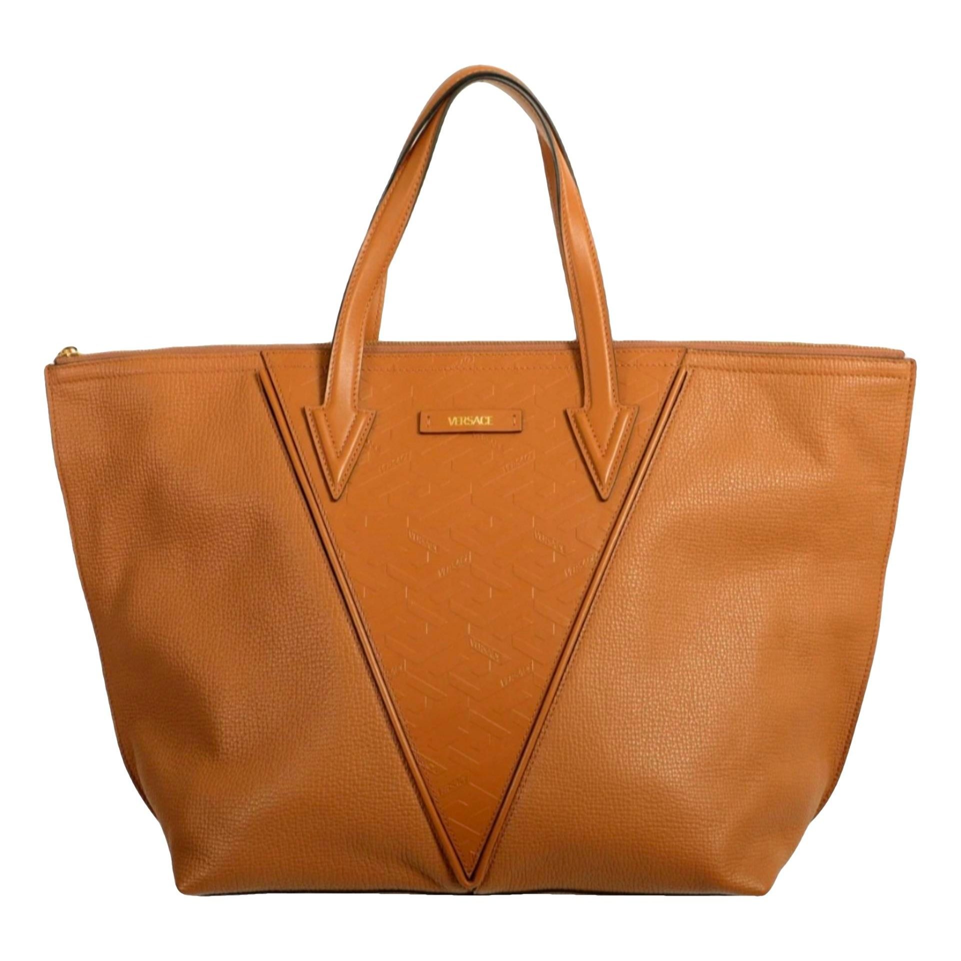 Versace Leather 24h bag