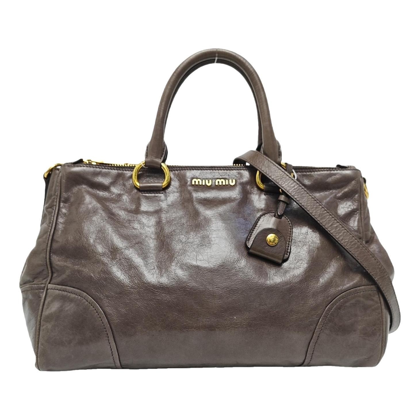 Leather handbag